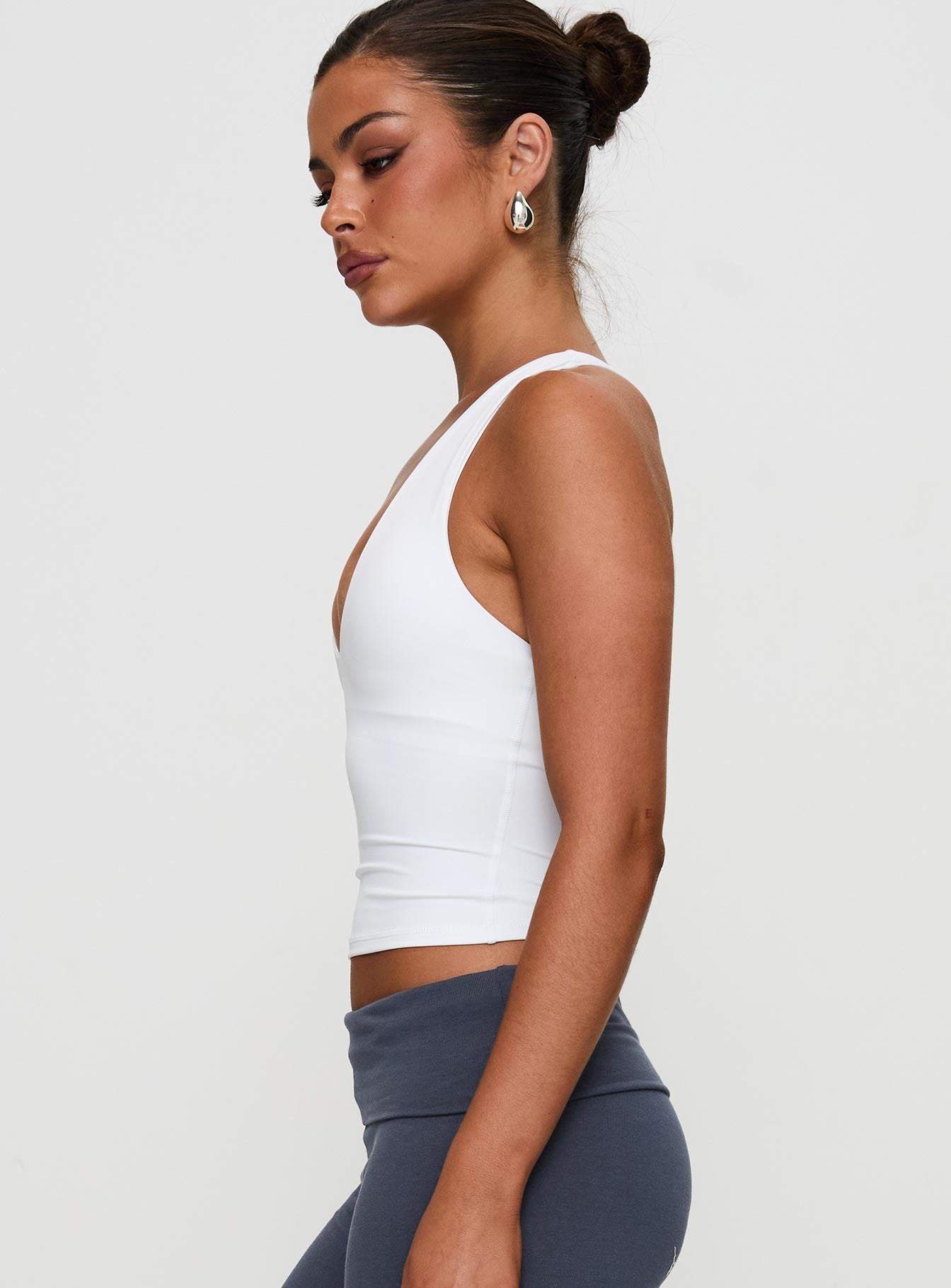 Fast Track Longline Active Tank Top White Clearance For Nice