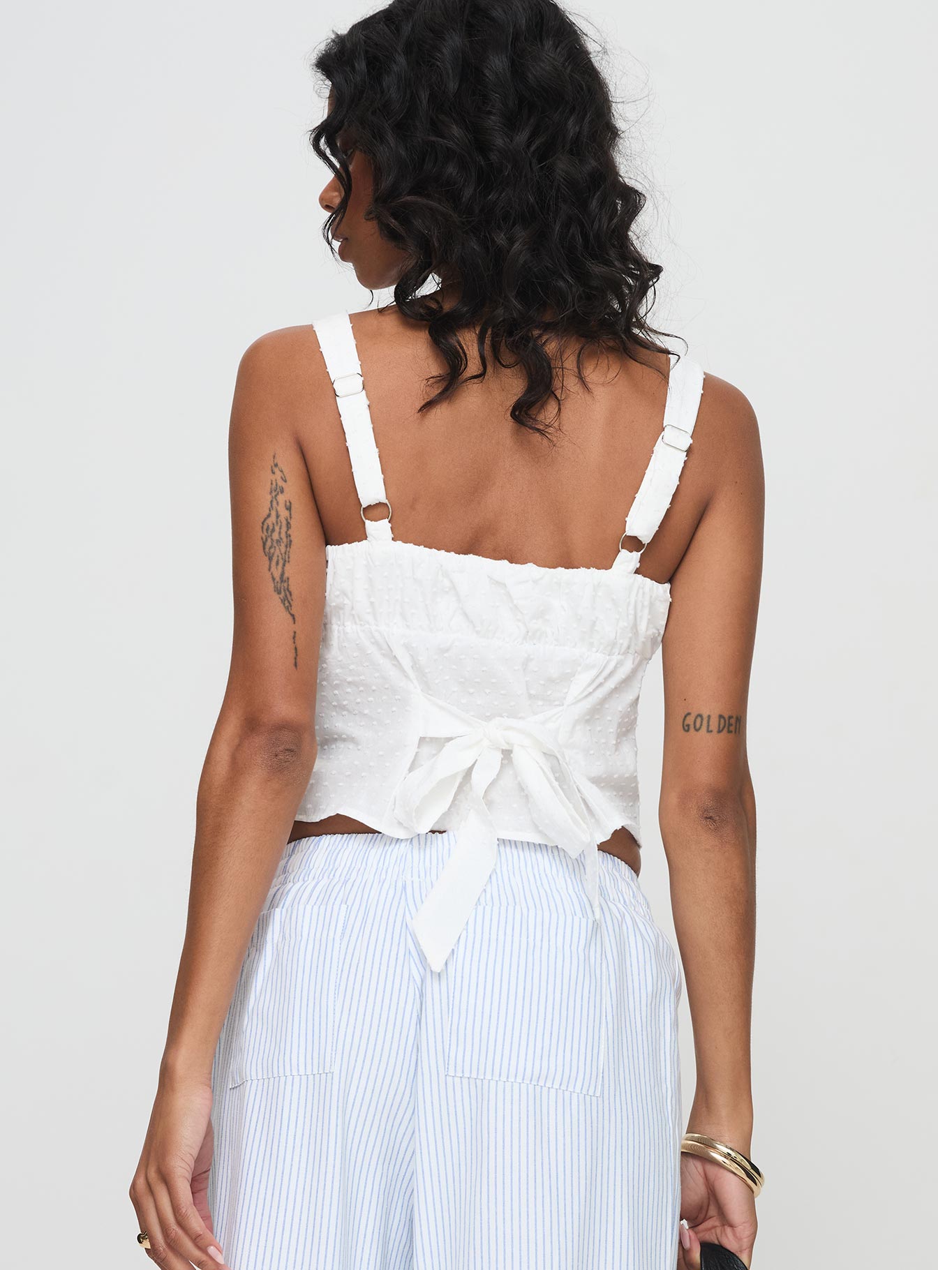 Prevost Cami Top White Factory Outlet For Sale