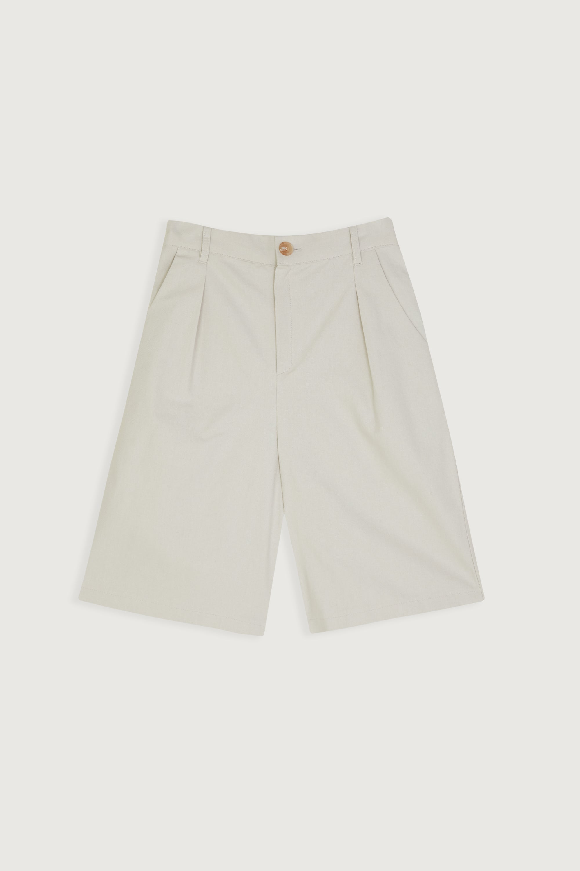 FRONT PLEAT BERMUDA SHORT Outlet Cheap