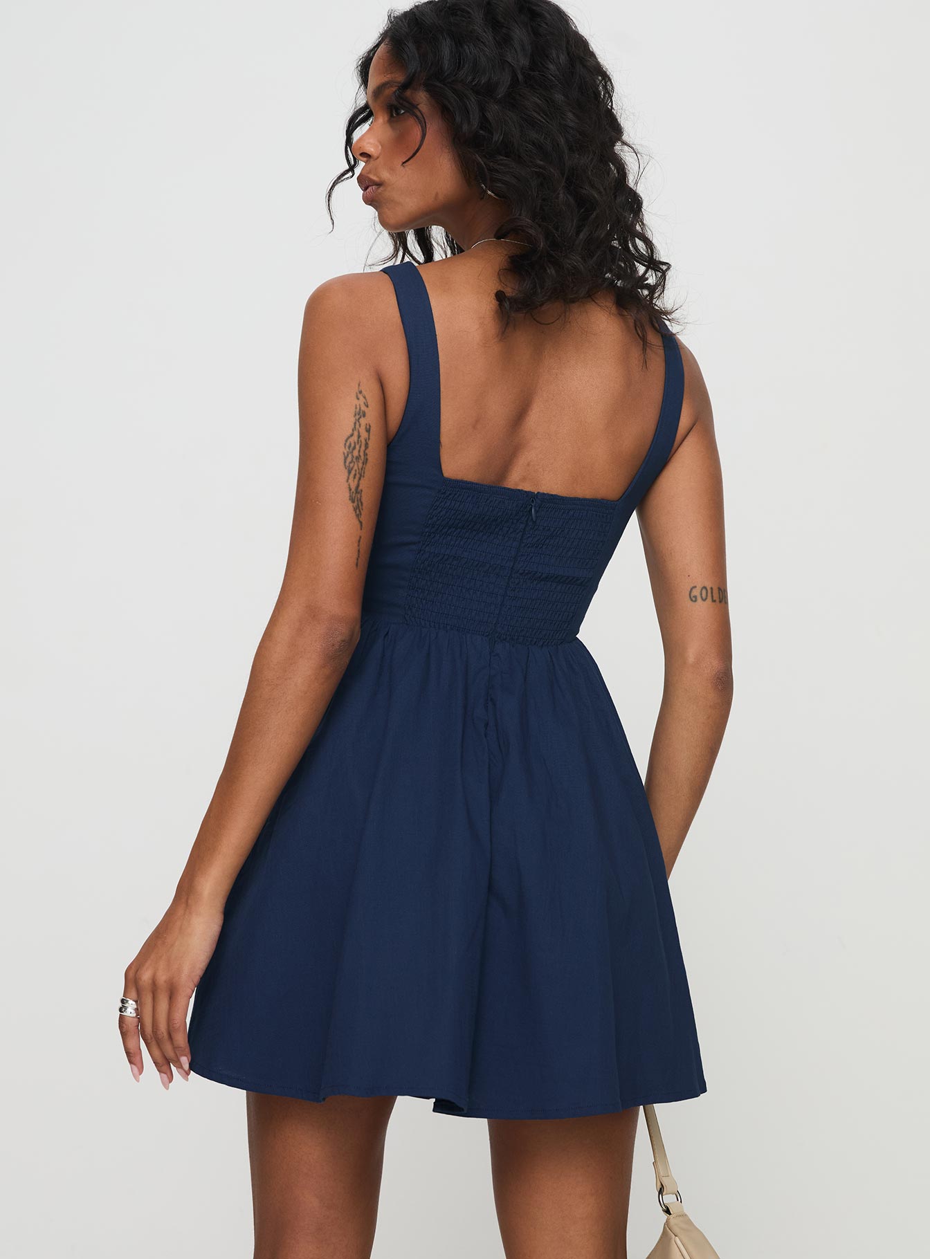 Martie Mini Dress Navy Recommend Cheap Online