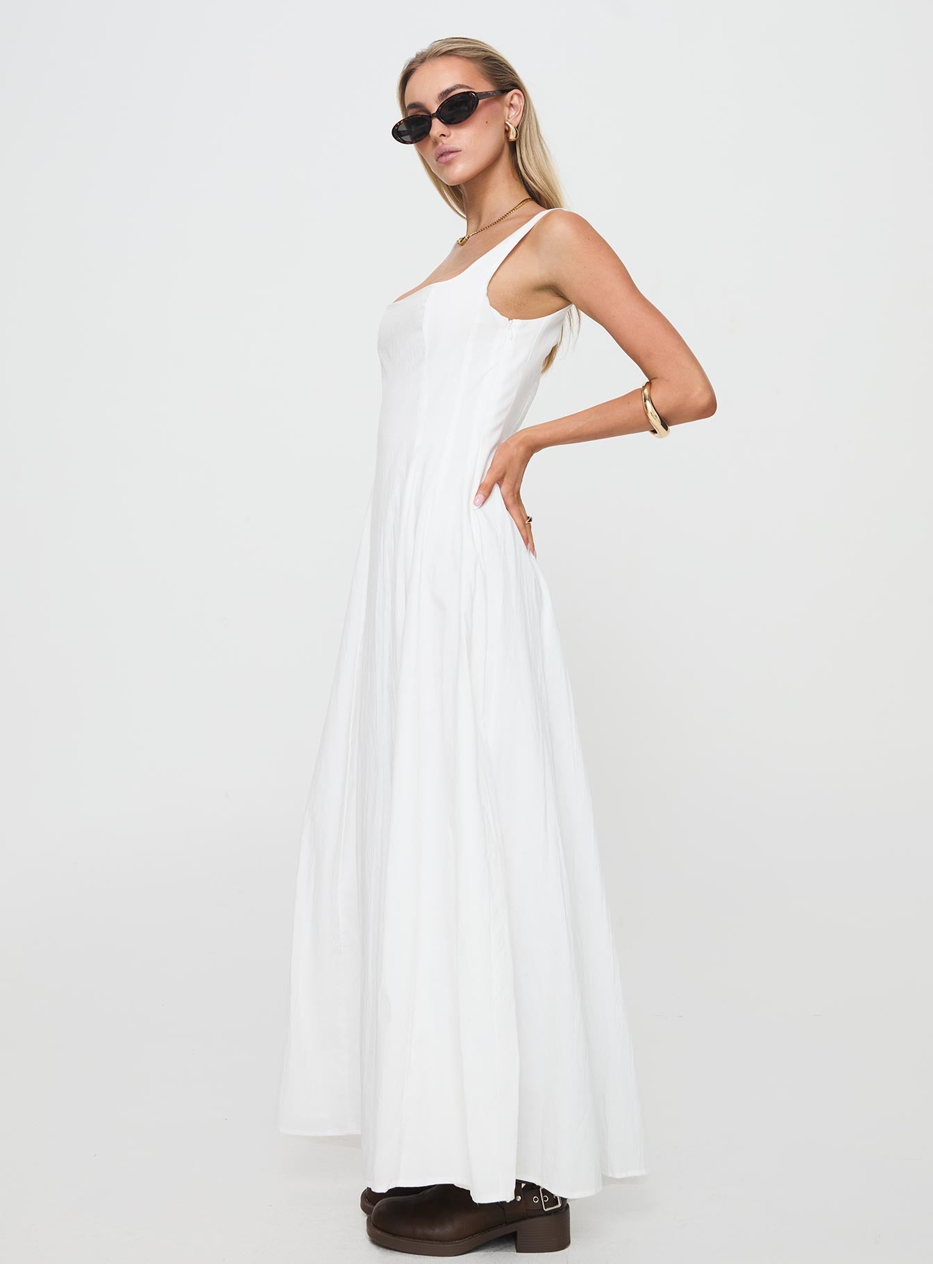 You Can Maxi Dress White Discount Big Sale