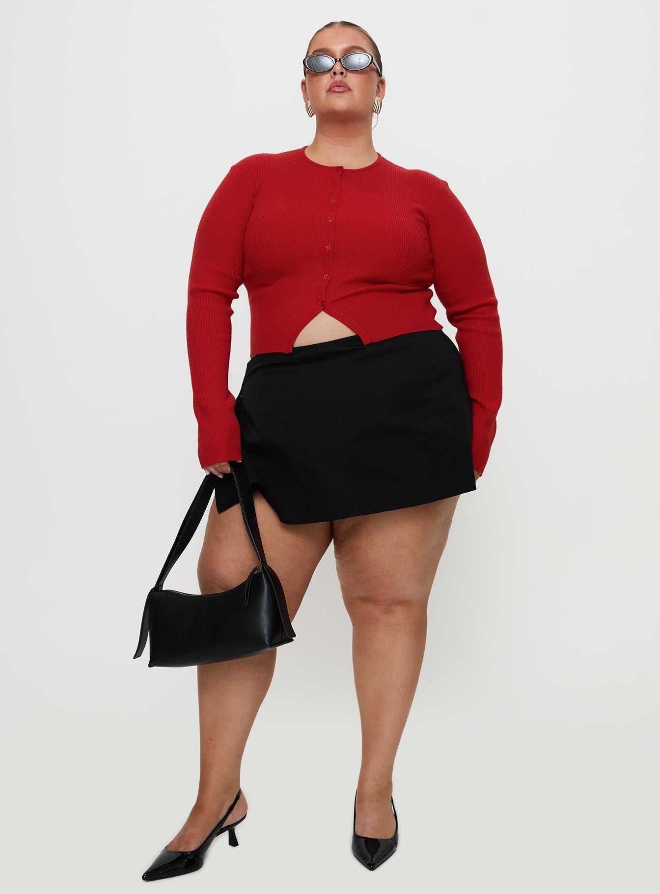 Suzu Long Sleeve Top Red Curve Cheap Order