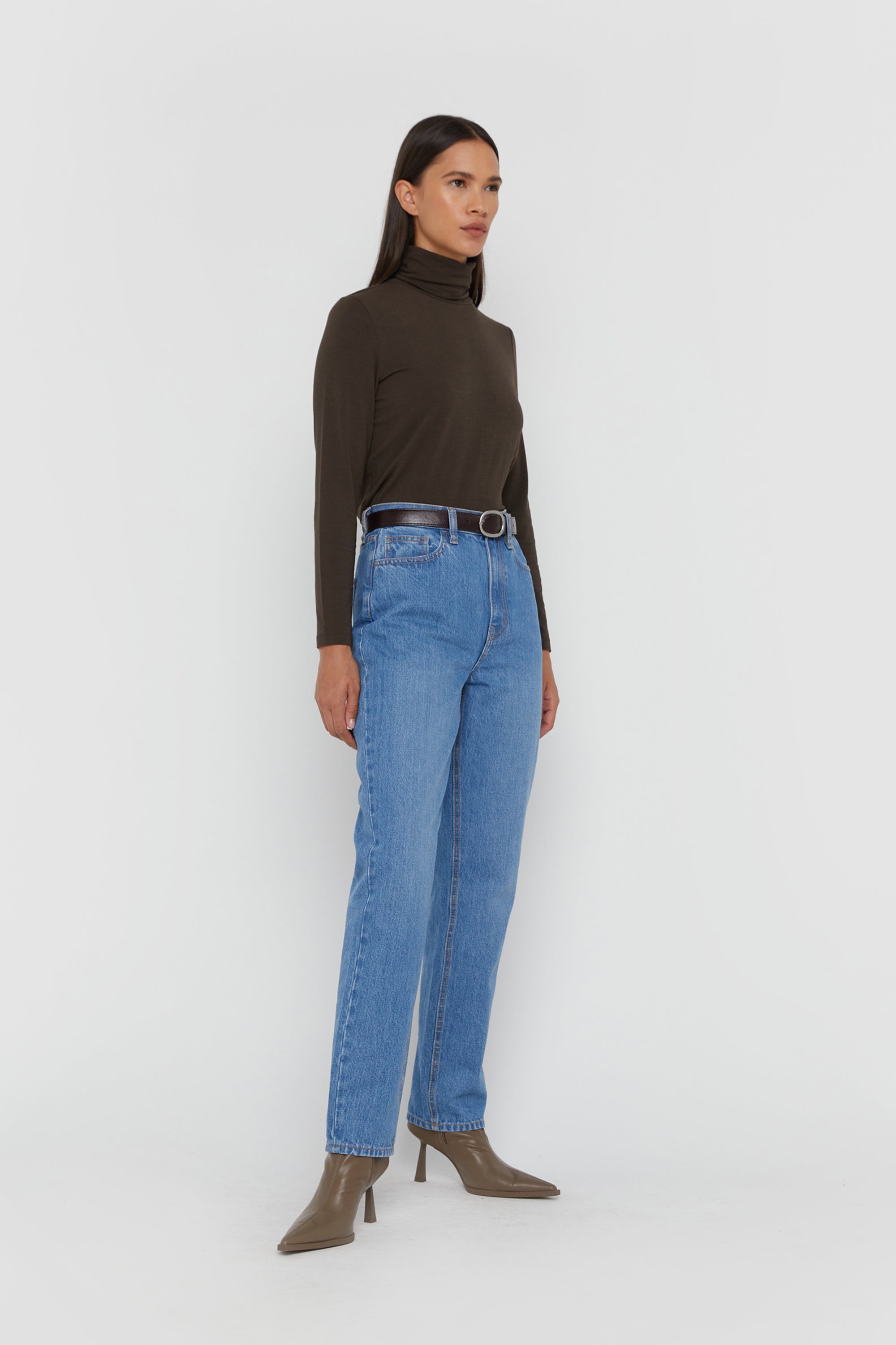 HIGH WAISTED TAPERED JEANS Popular Sale Online