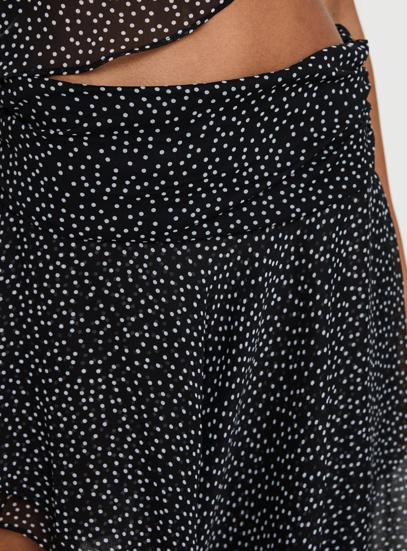 Legacy Midi Skirt Onyx Polka Largest Supplier For Sale