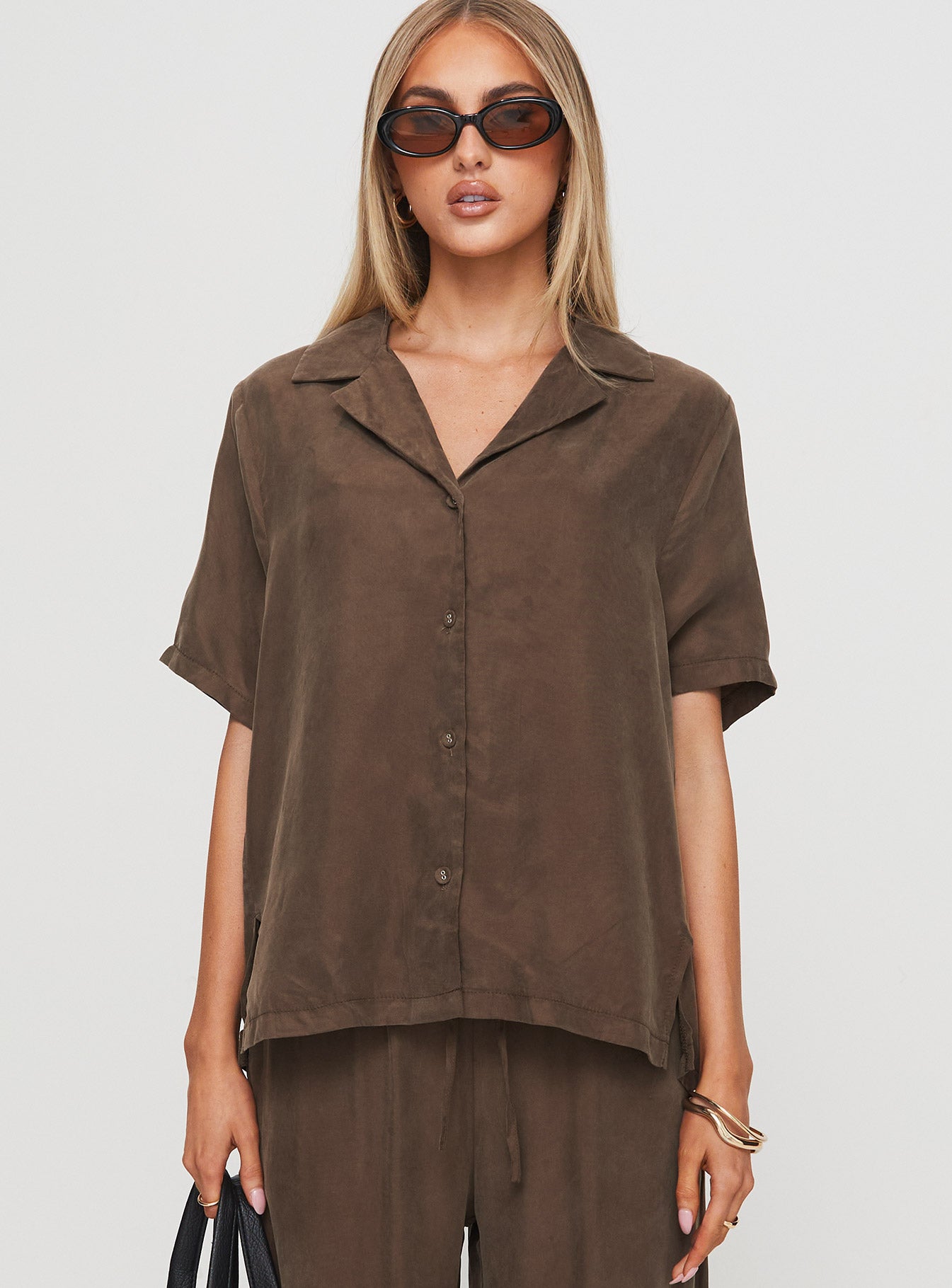 Tranquilis Shirt Brown Sale Cheap Online