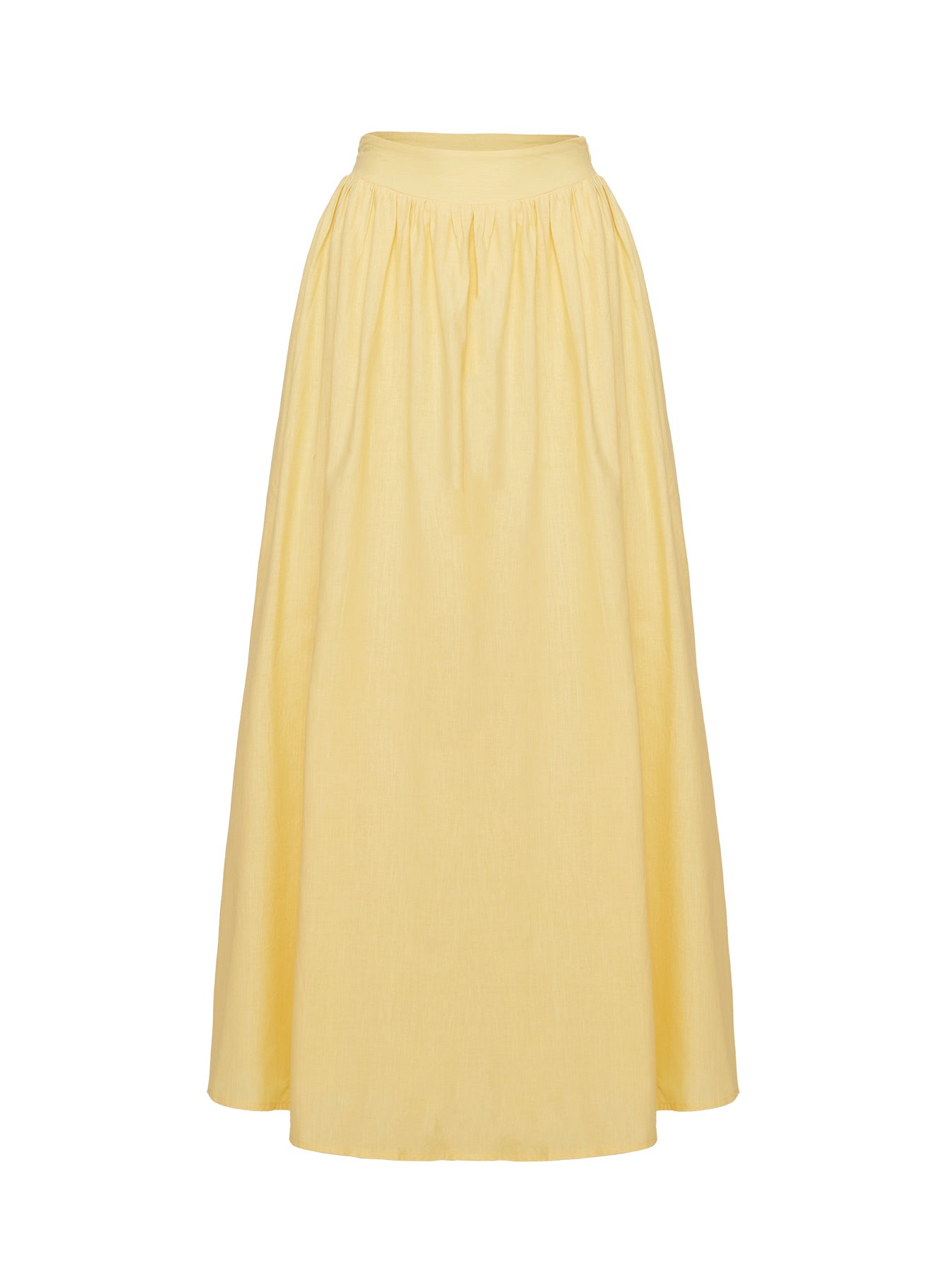 Valerio Maxi Skirt Yellow Clearance Pirce Sale