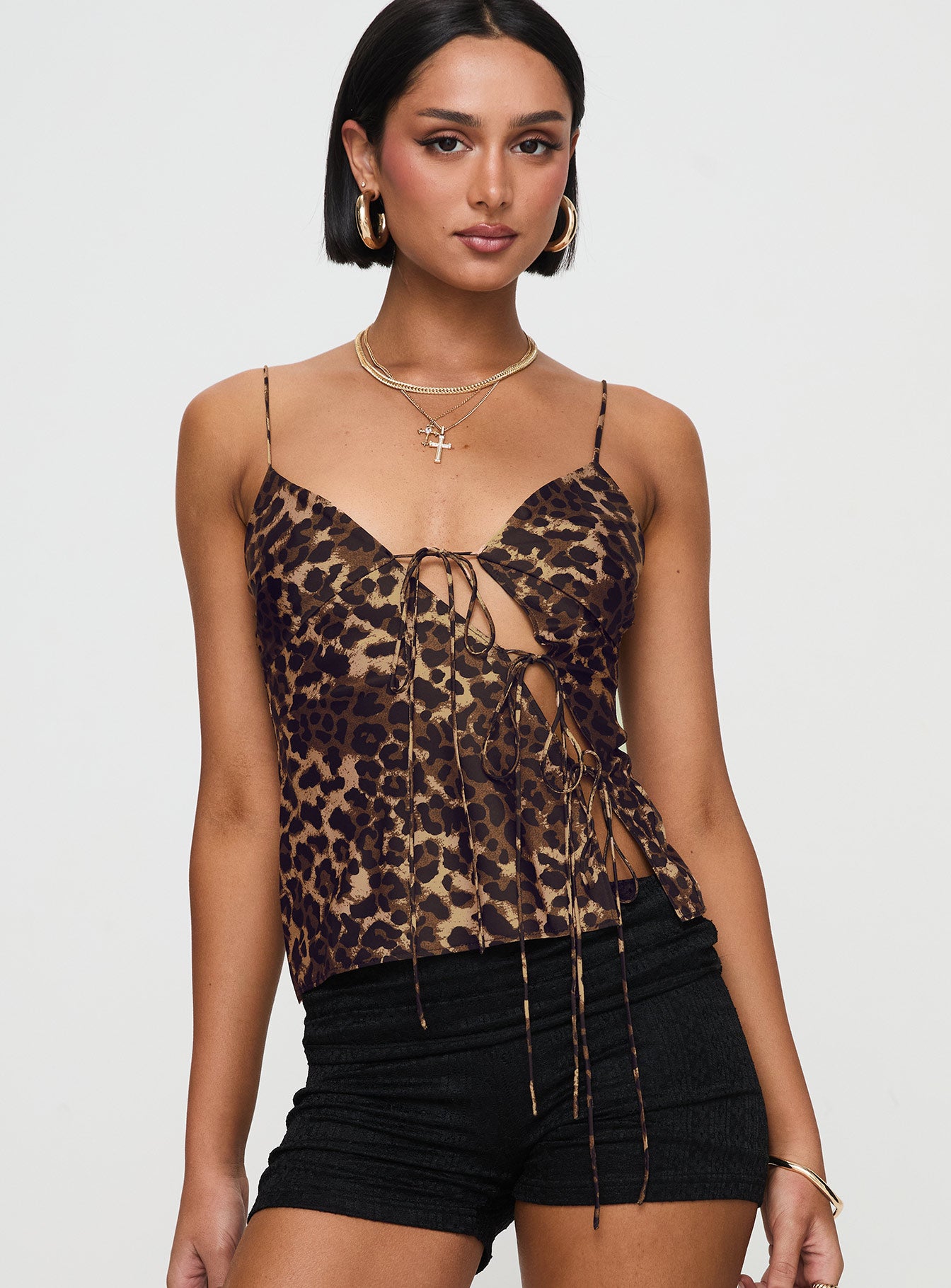 Mariah Top Leopard Wide Range Of Cheap Pice