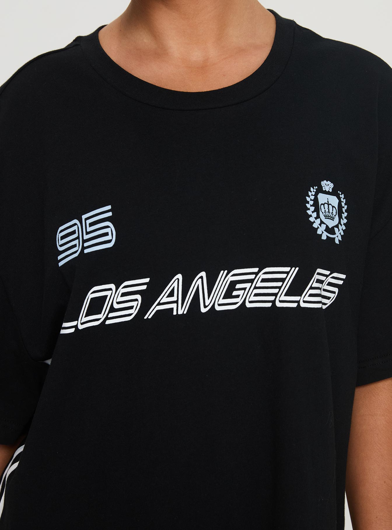 Goal La Oversized Tee Black For Nice