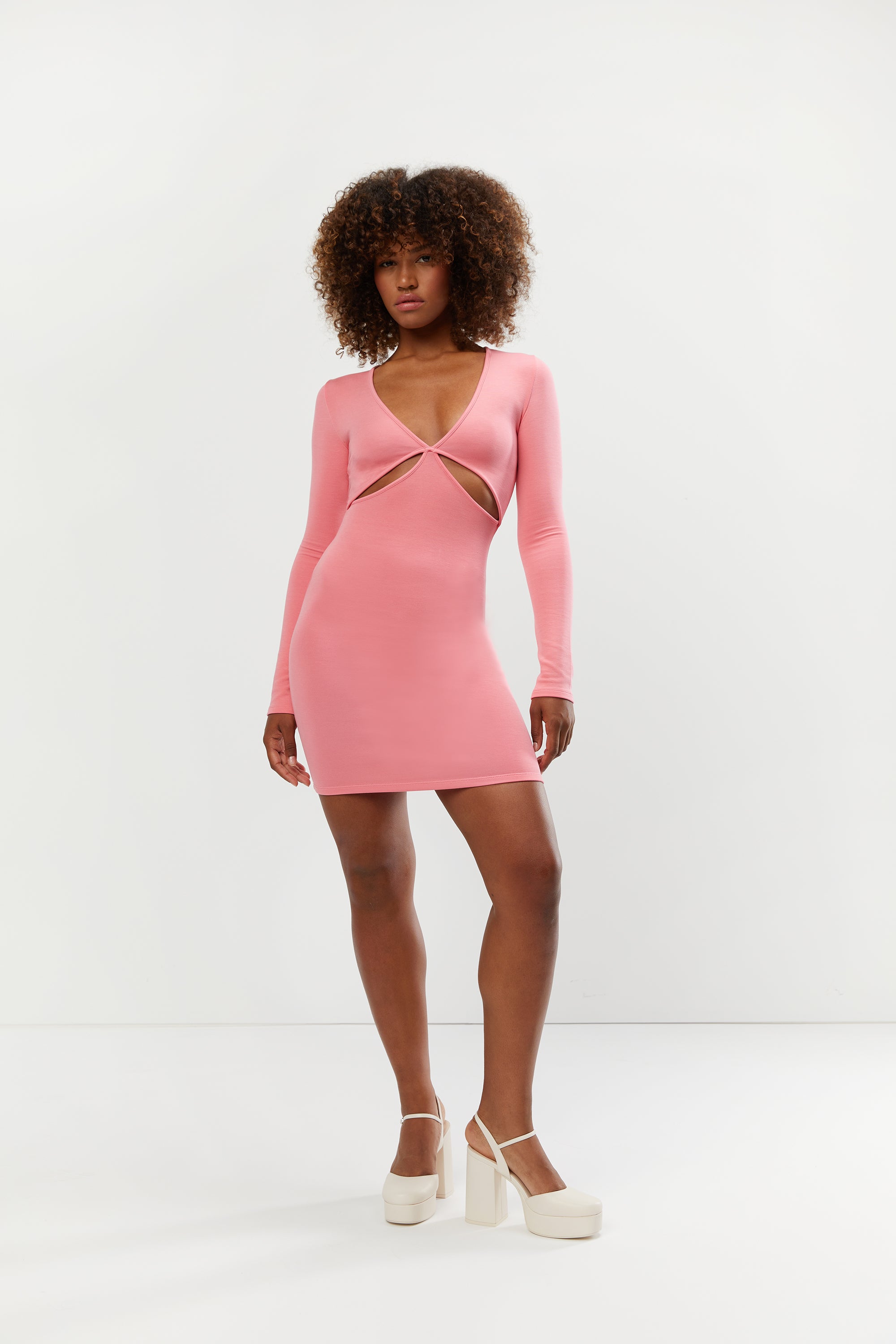 CUT-OUT MINI DRESS Finishline