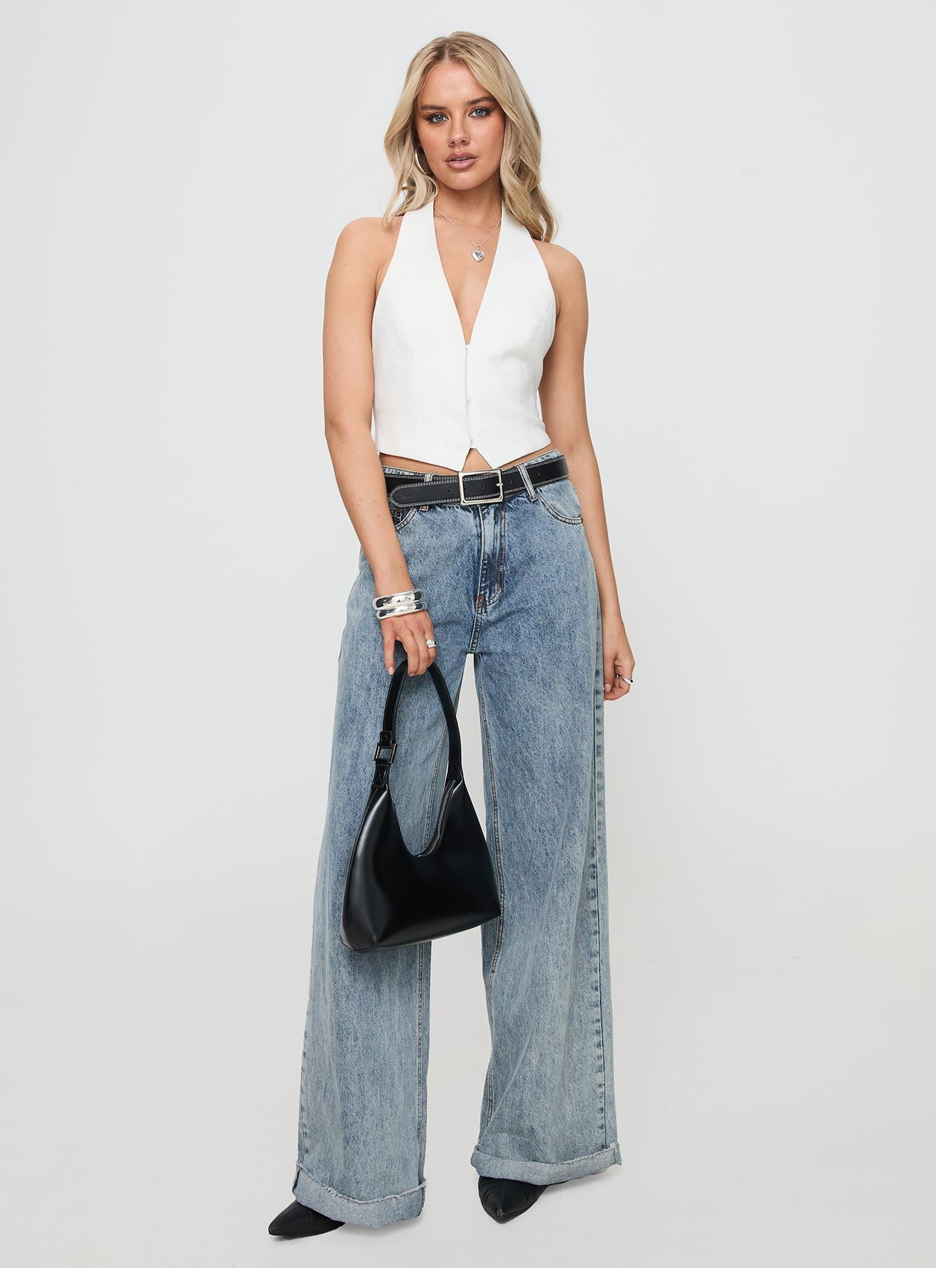 Je Suis Halter White Discount 2025
