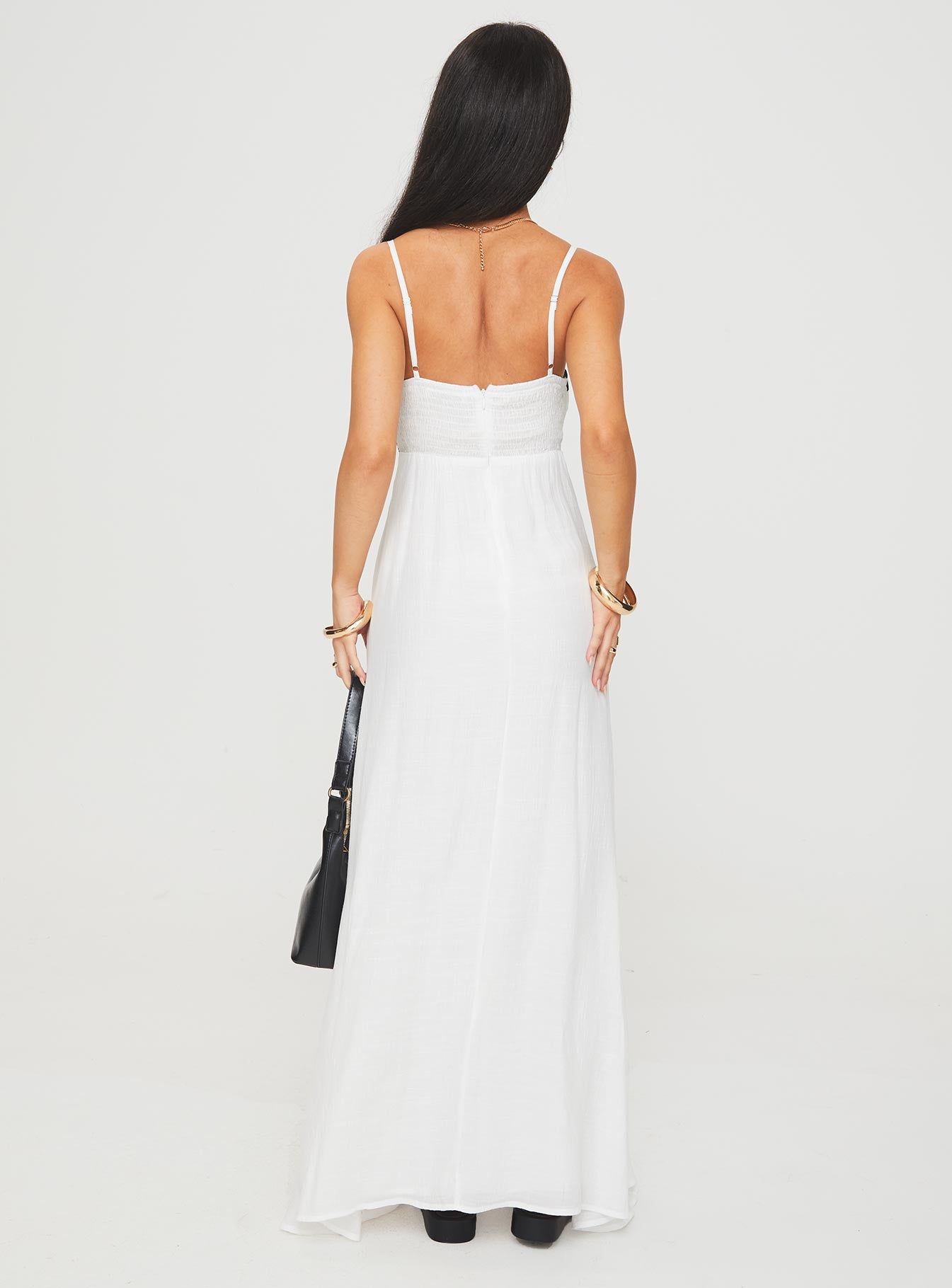 Croxetti Maxi Dress White Outlet Deals