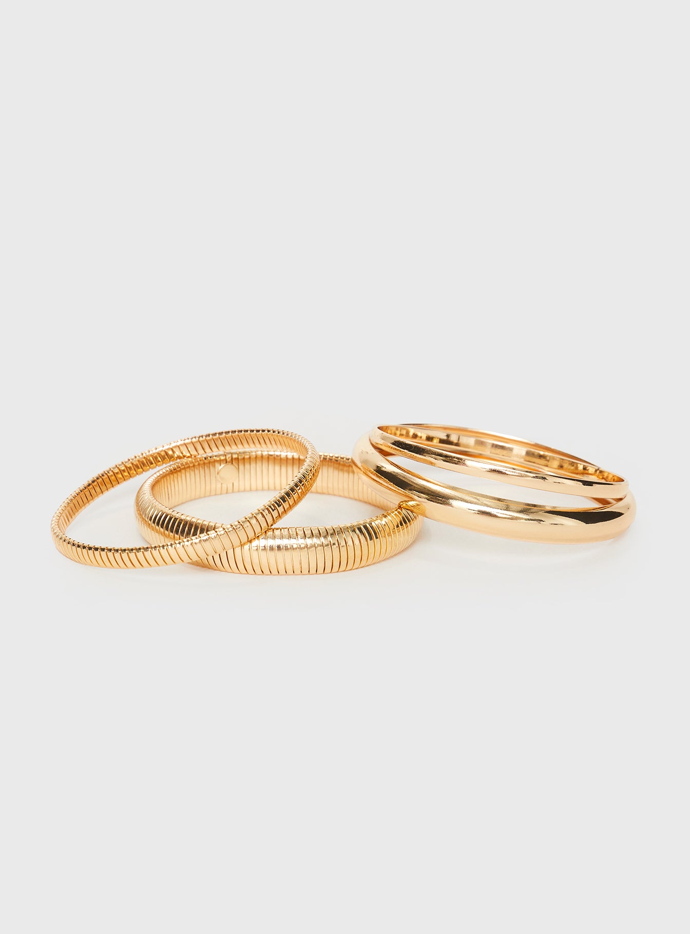 Dapperton Bangle Set Gold Clearance Get Authentic