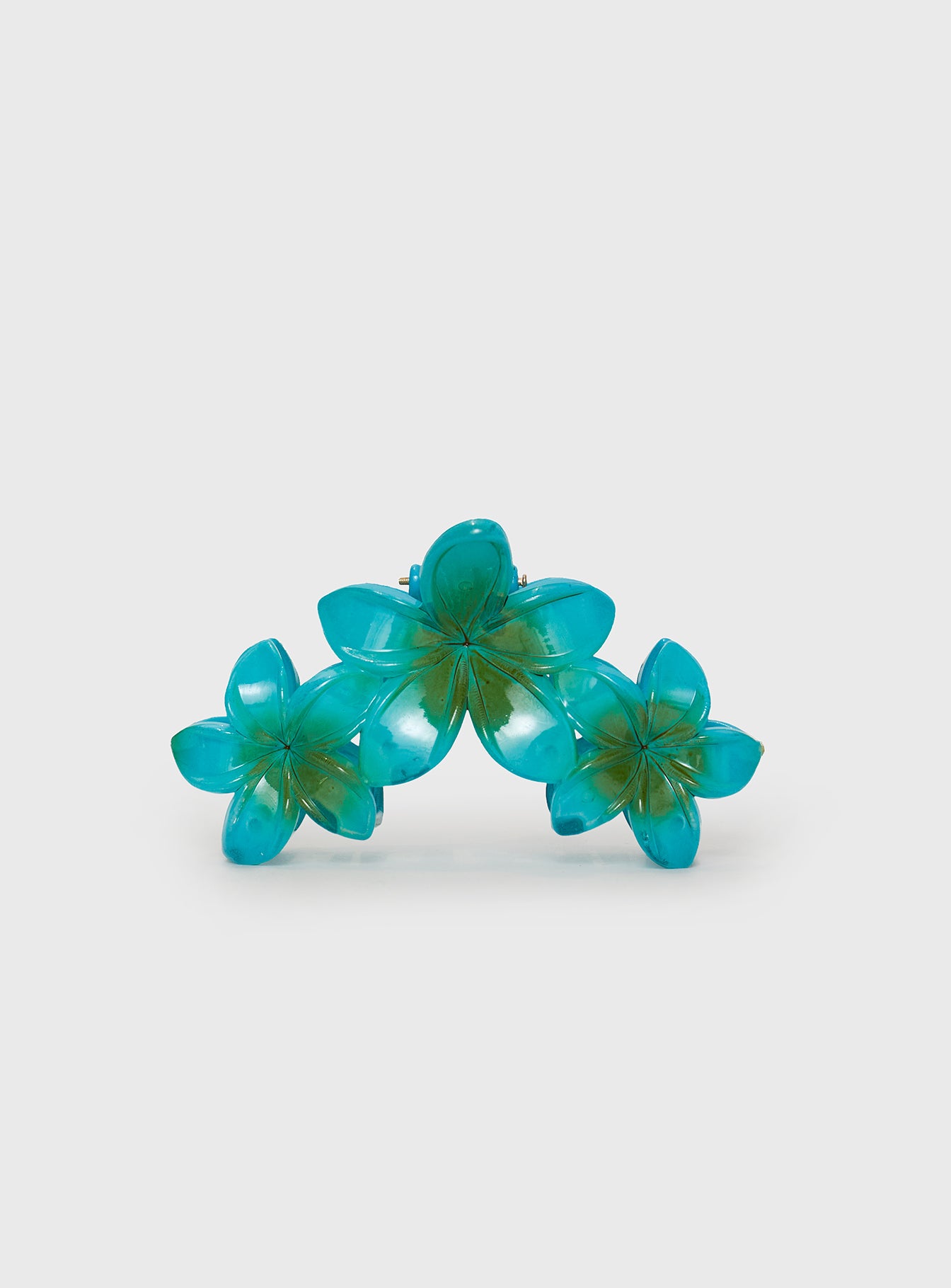 Chianti Frangipani Claw Clip Blue Sale Extremely