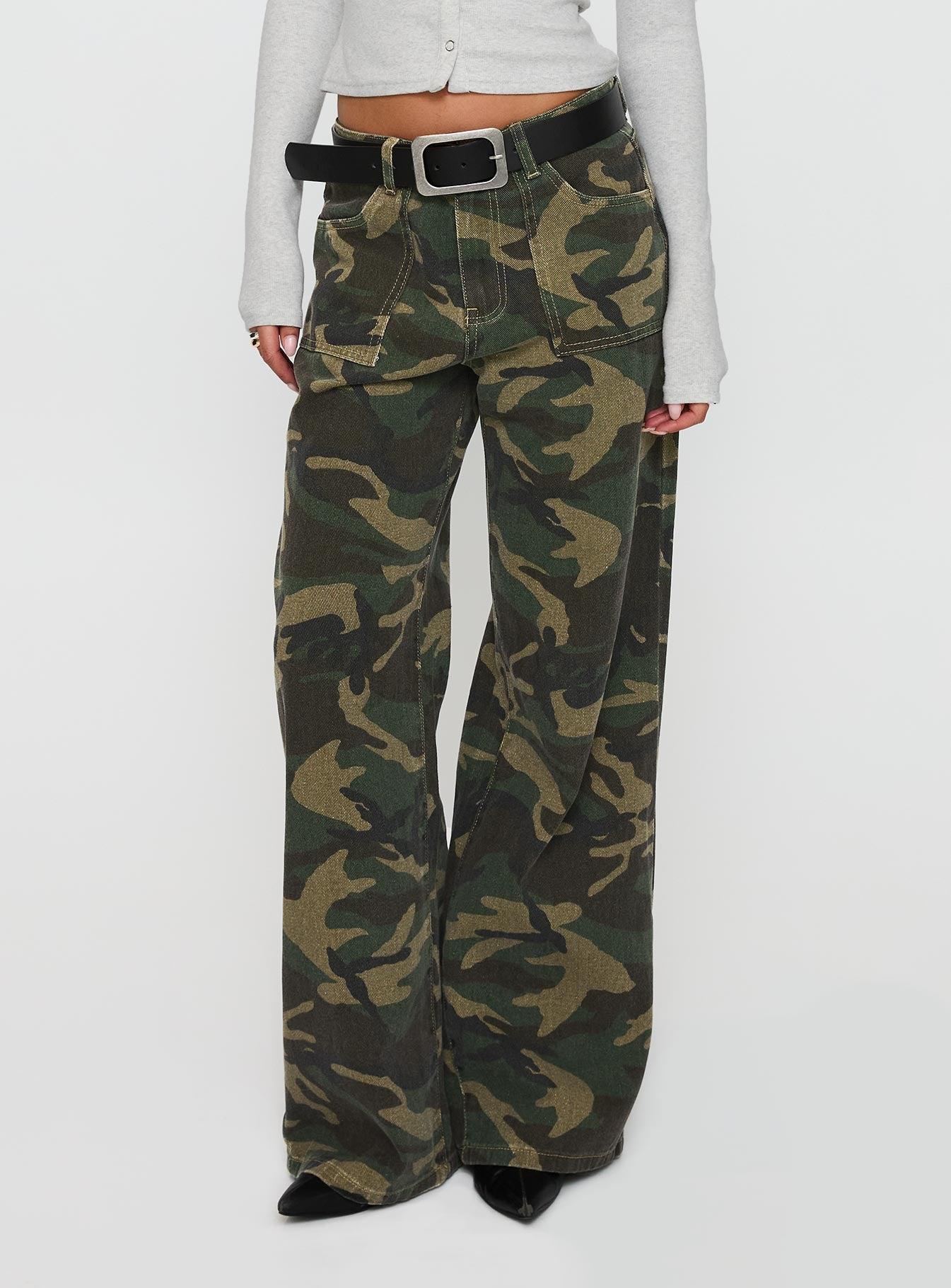 Briony Jeans Camouflage Cheap Factory Outlet