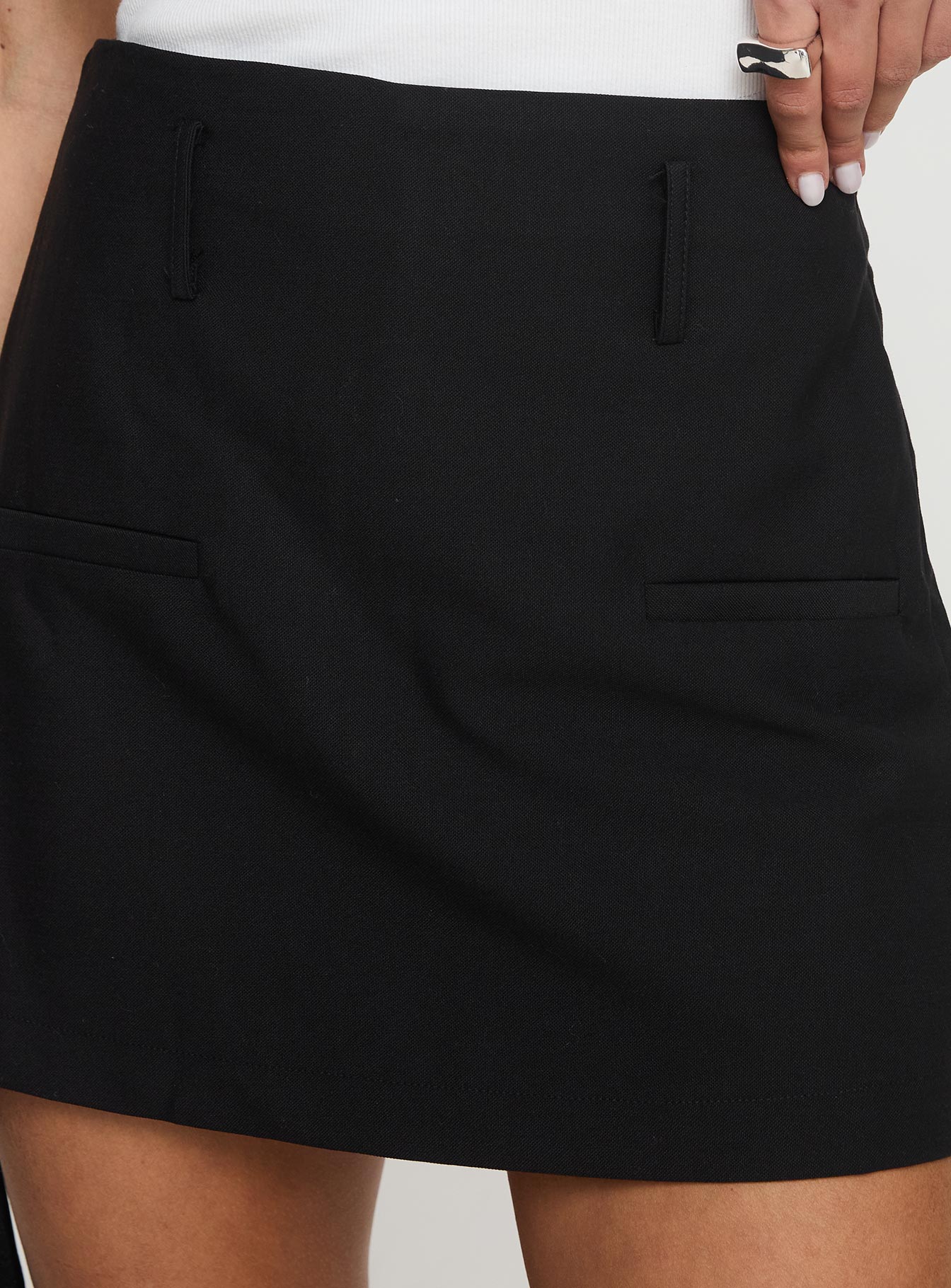 Grant My Wish Mini Skort Black Sale Top Quality