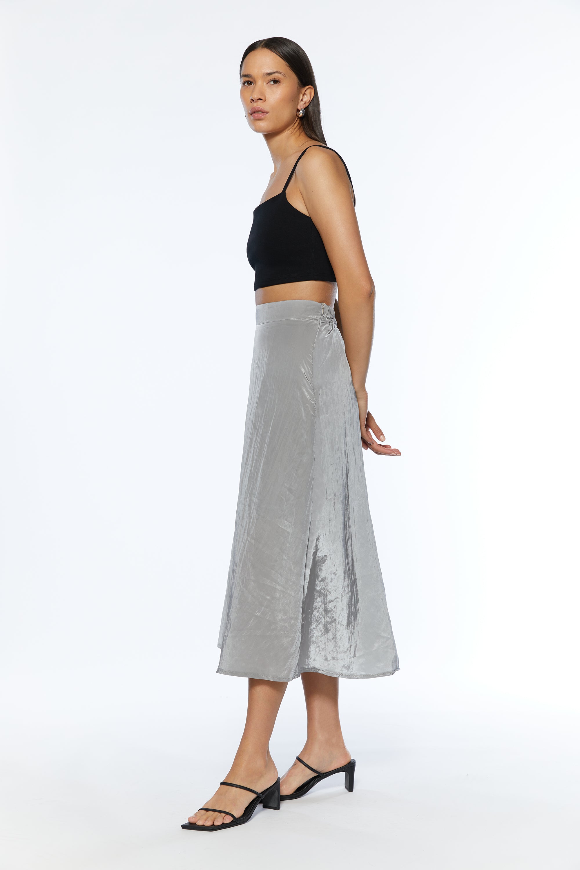 NYLON MIDI SKIRT Cheap Exclusive