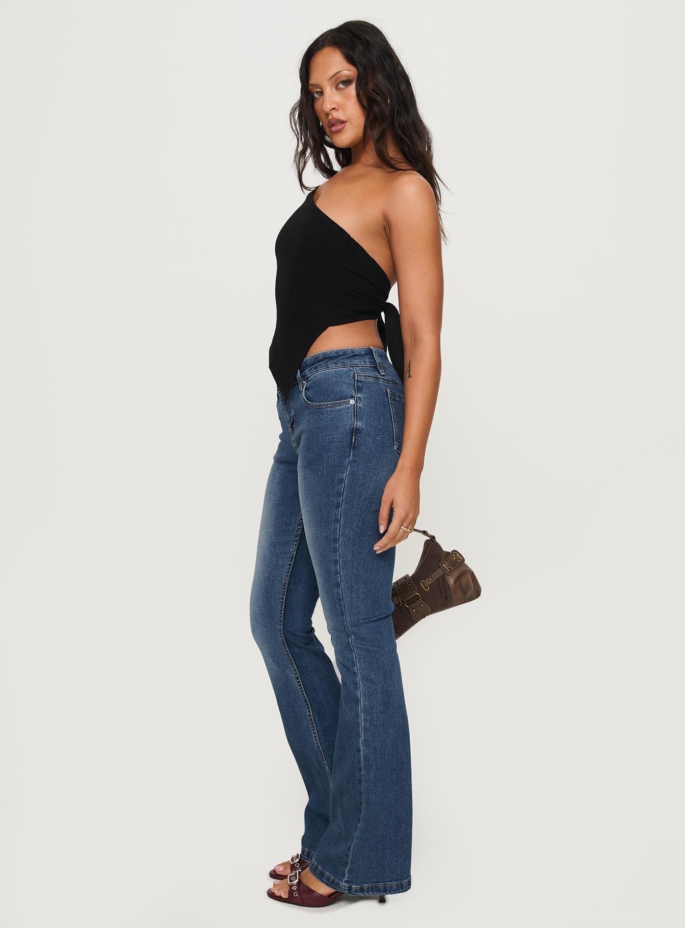 Bethany Bootleg Low Rise Jeans Mid Wash Pick A Best