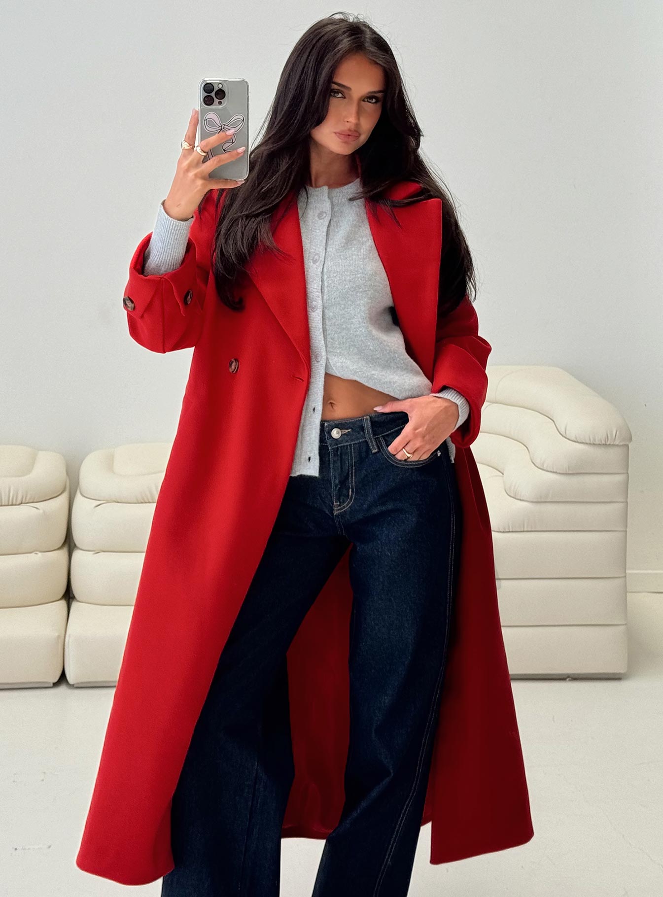 Mirandah Coat Red Buy Cheap Cost