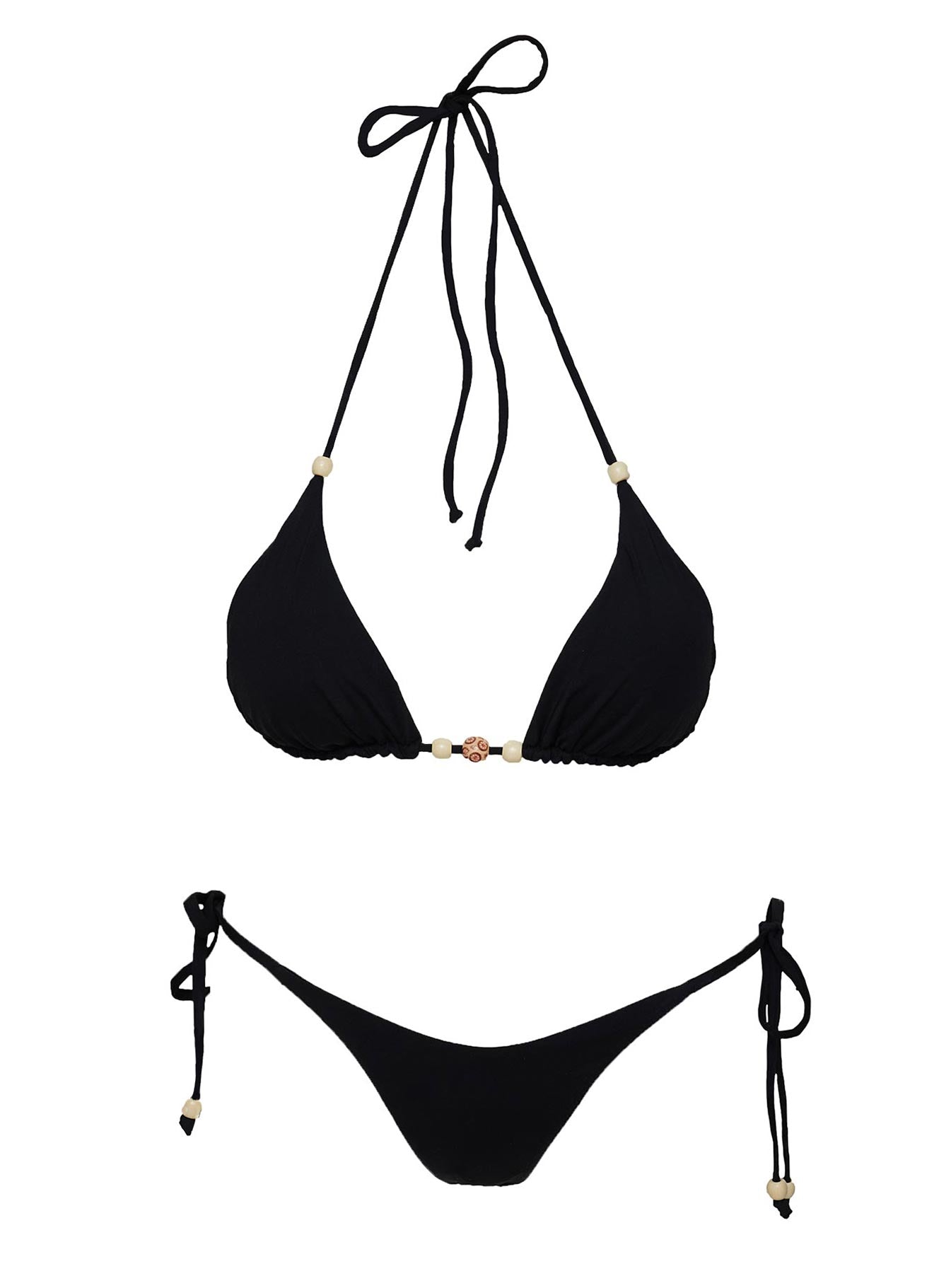 Smithie Triangle Bikini Top Black Discount Professional