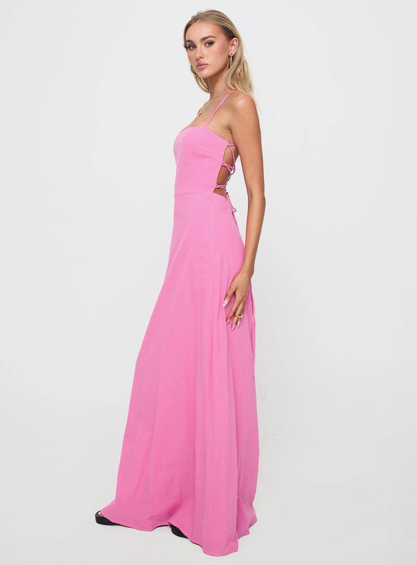 Clea Maxi Dress Pink Nicekicks Cheap Pice