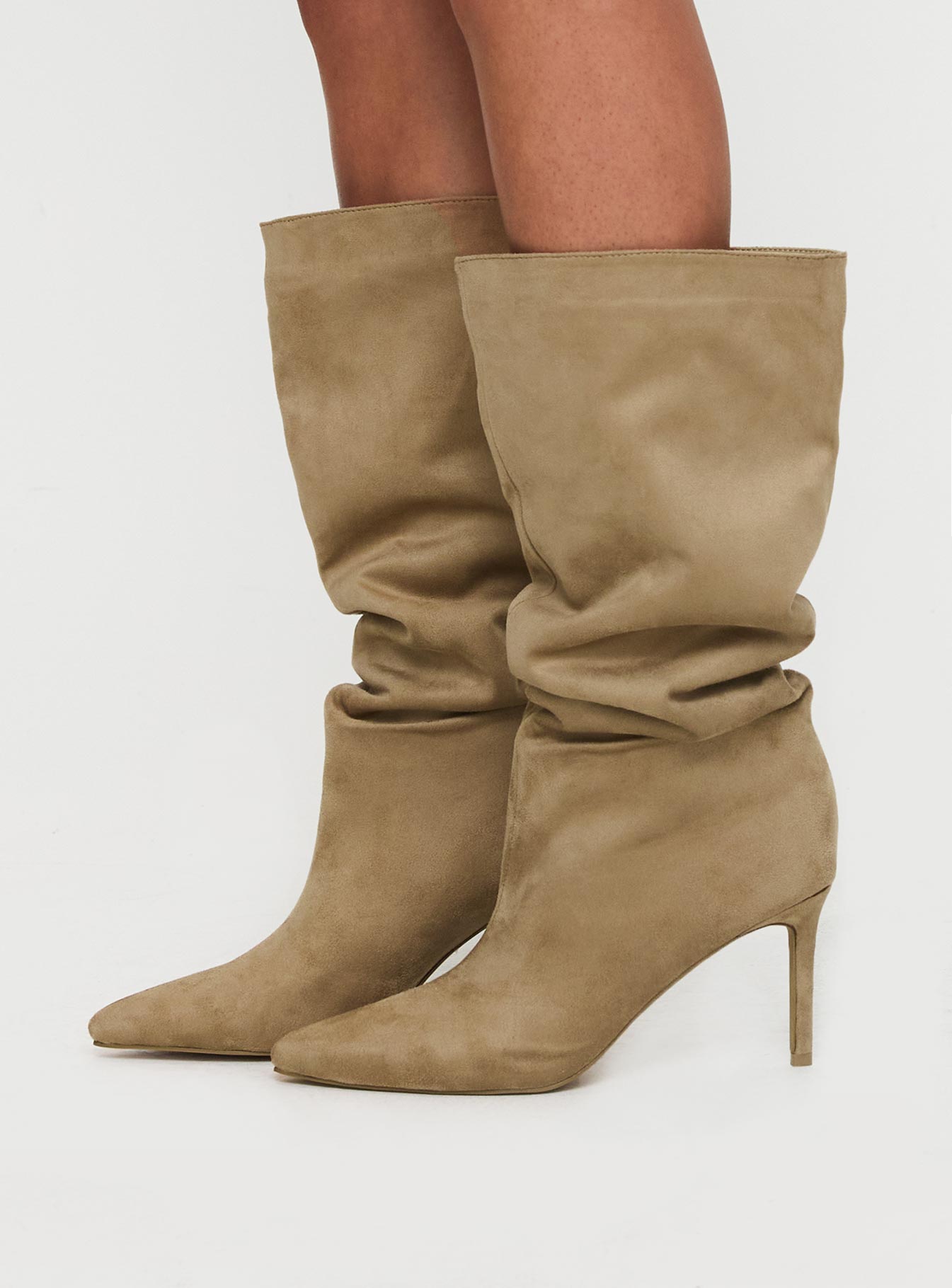 Billini Jamiyah Boots Sand Faux Suede Clearance Outlet