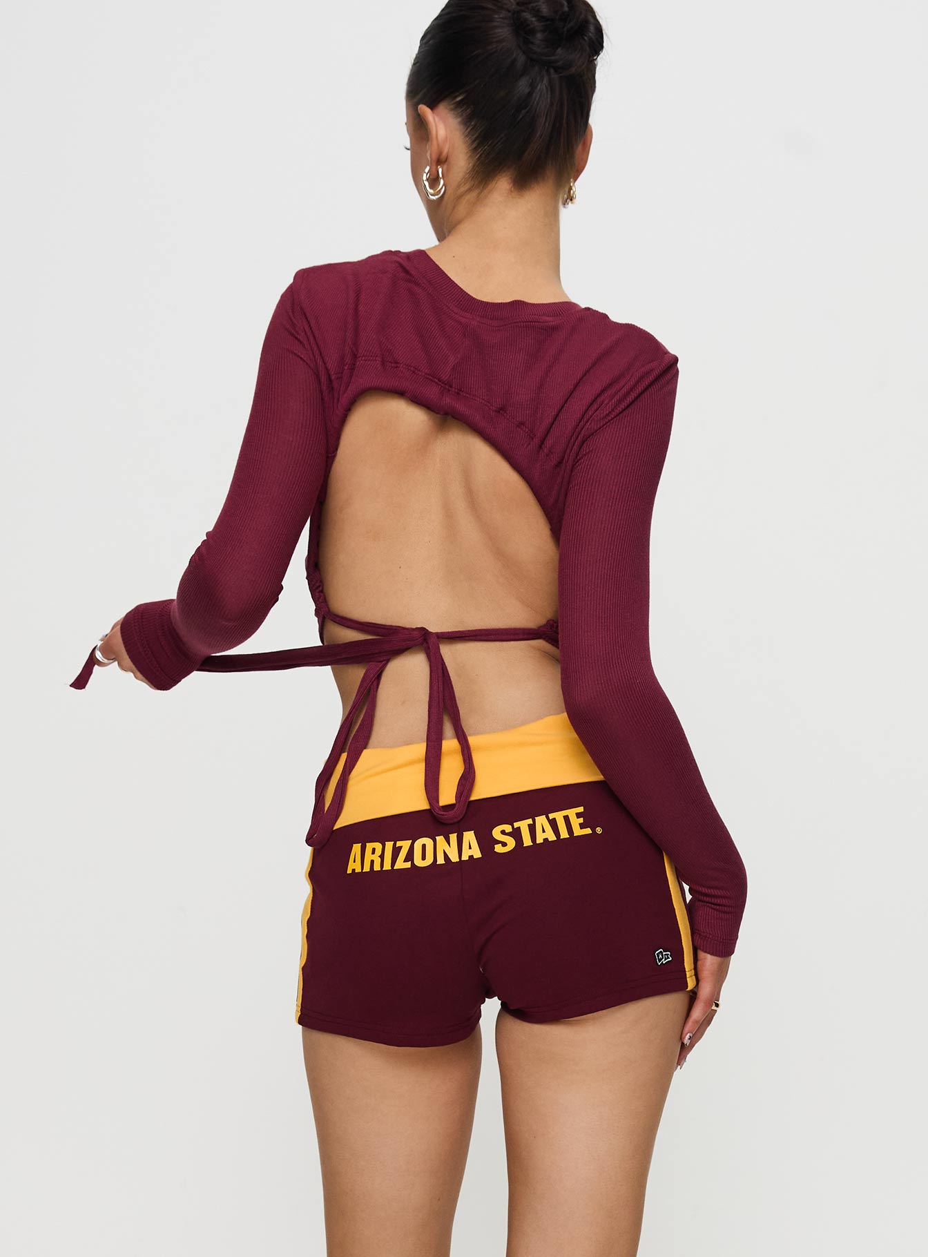 ASU Foldover Shorts Maroon Cheap Pick A Best