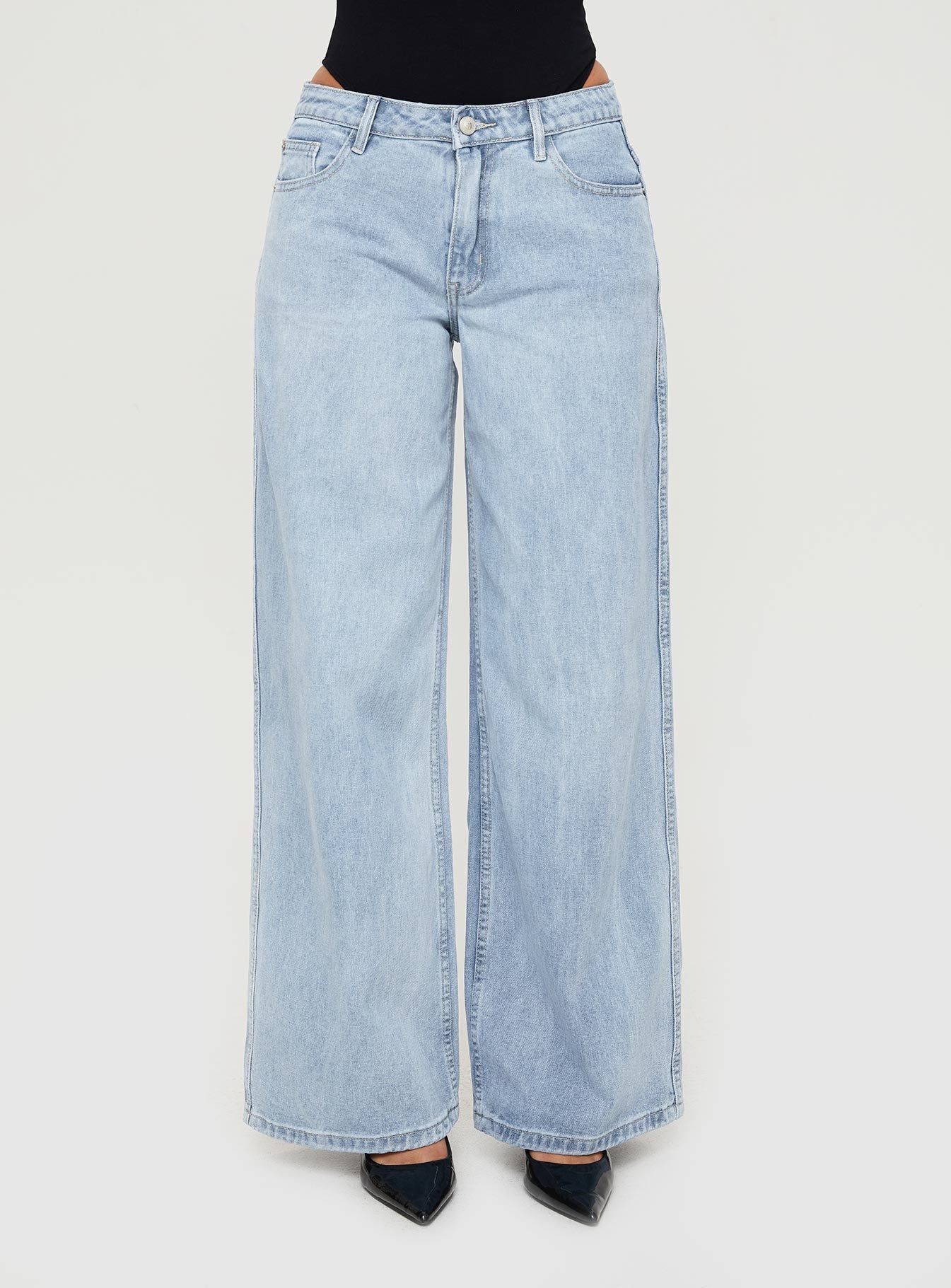 Ramos Low Rise Denim Jeans Light Wash Petite Cheap Sale Geniue Stockist