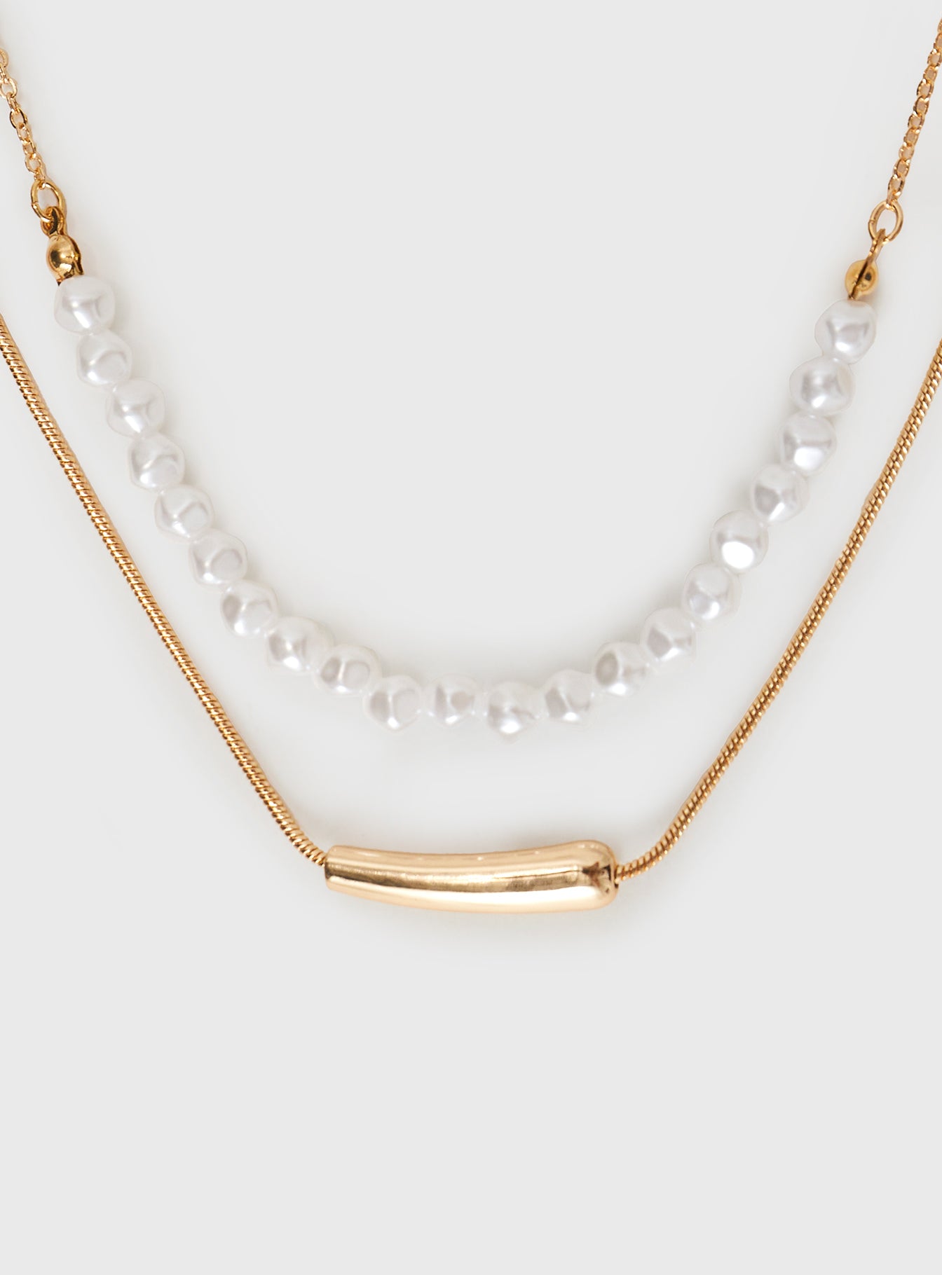 Pearled Necklace Gold Pay With Visa Cheap Online