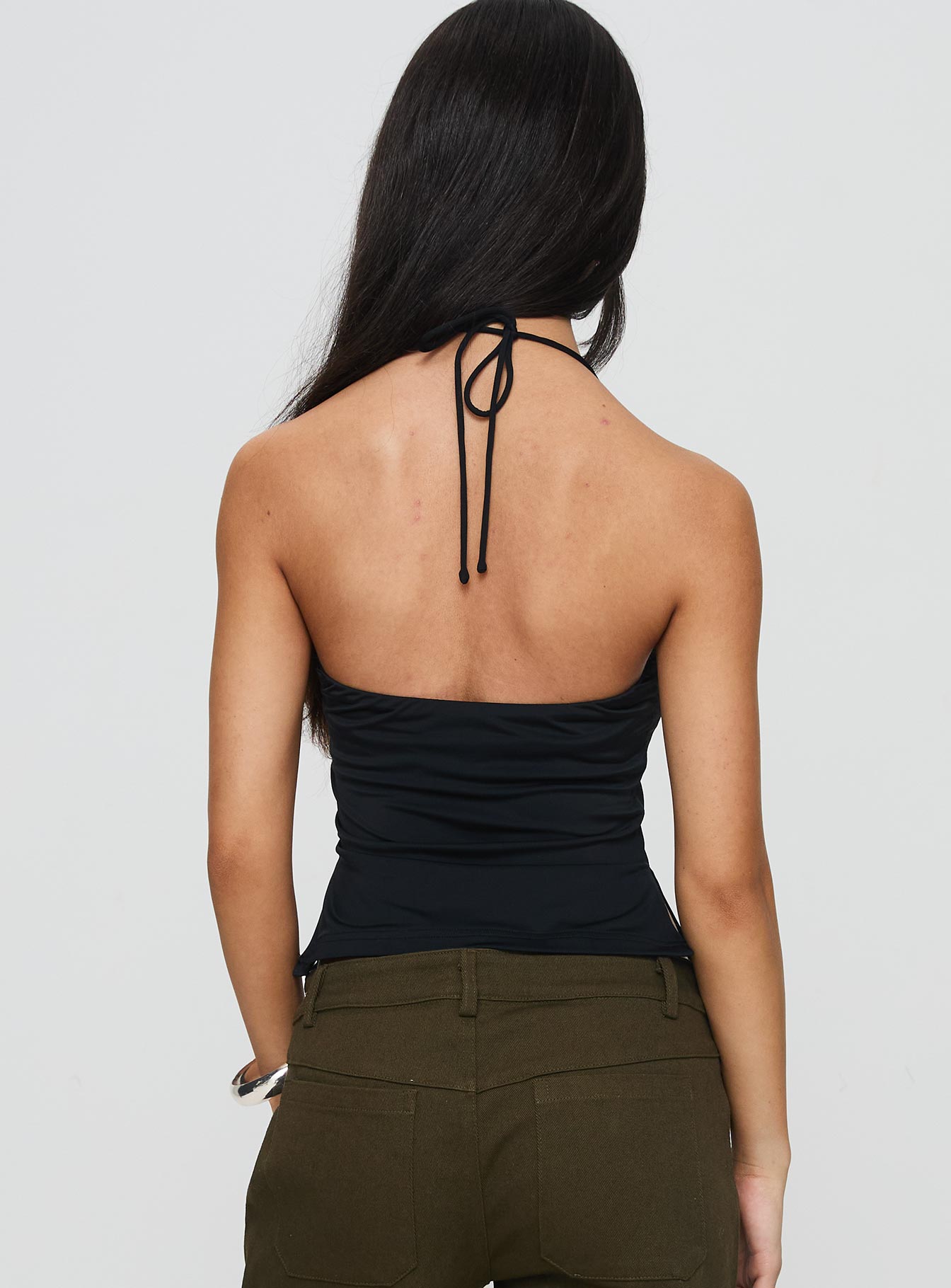 Rehna Halter Top Black Low Shipping Fee Online