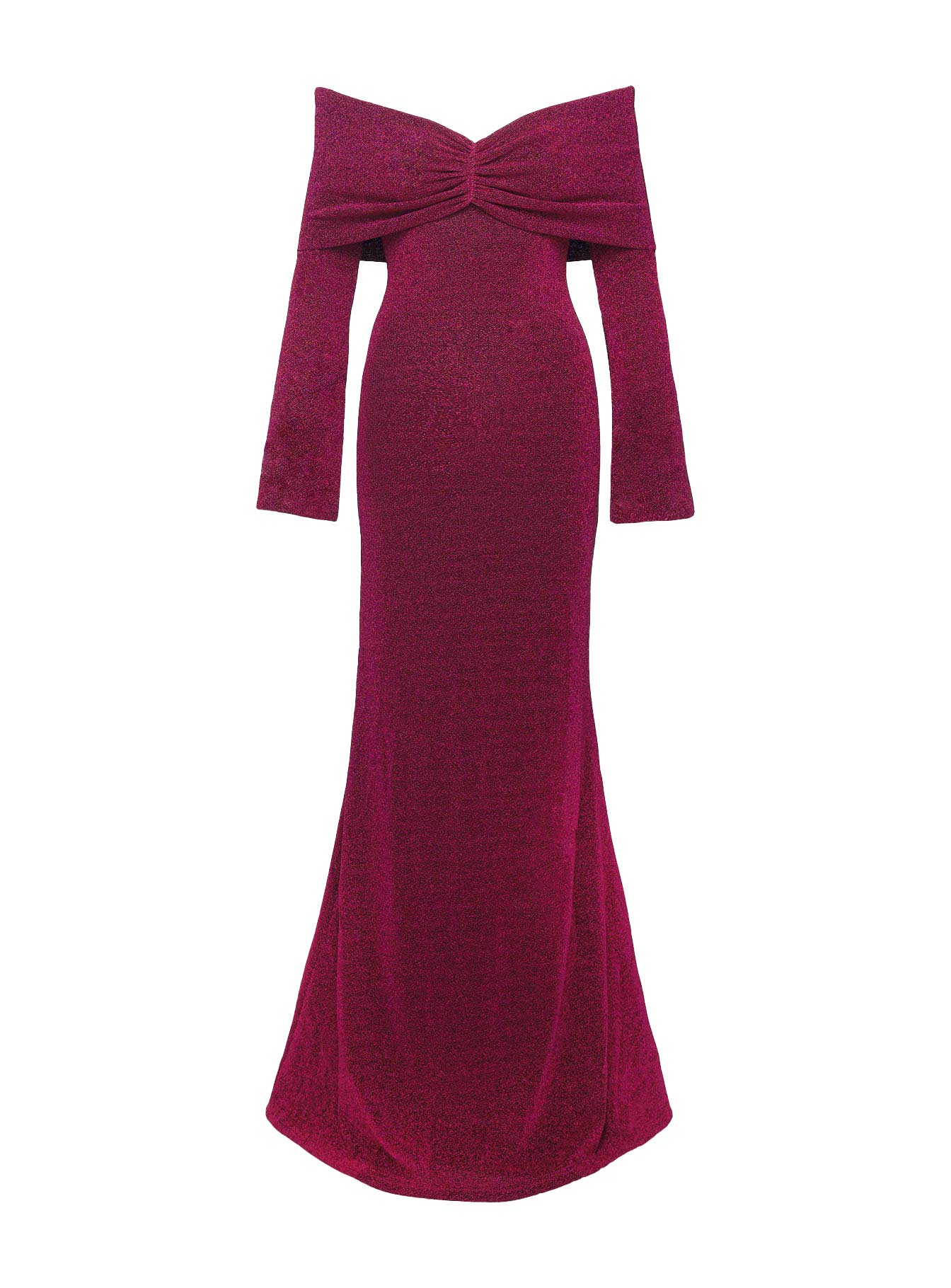 Cecilia Off The Shoulder Maxi Dress Wine Get To Buy