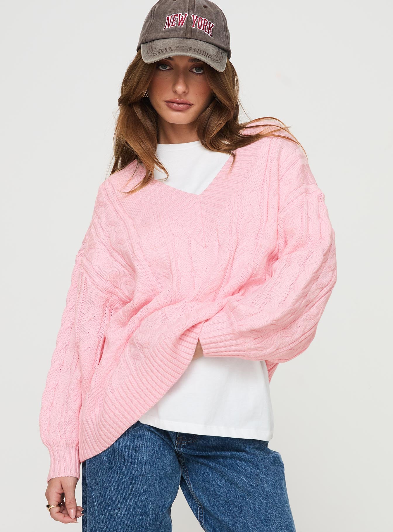 Moldova Knit Sweater Pink Safe Shopping Cheap Online