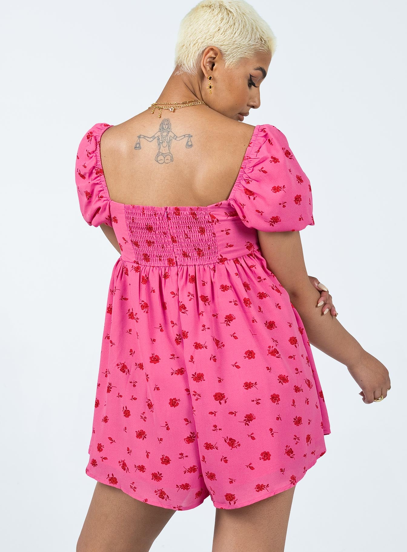 Lorna Romper Pink With Credit Card Cheap Pice