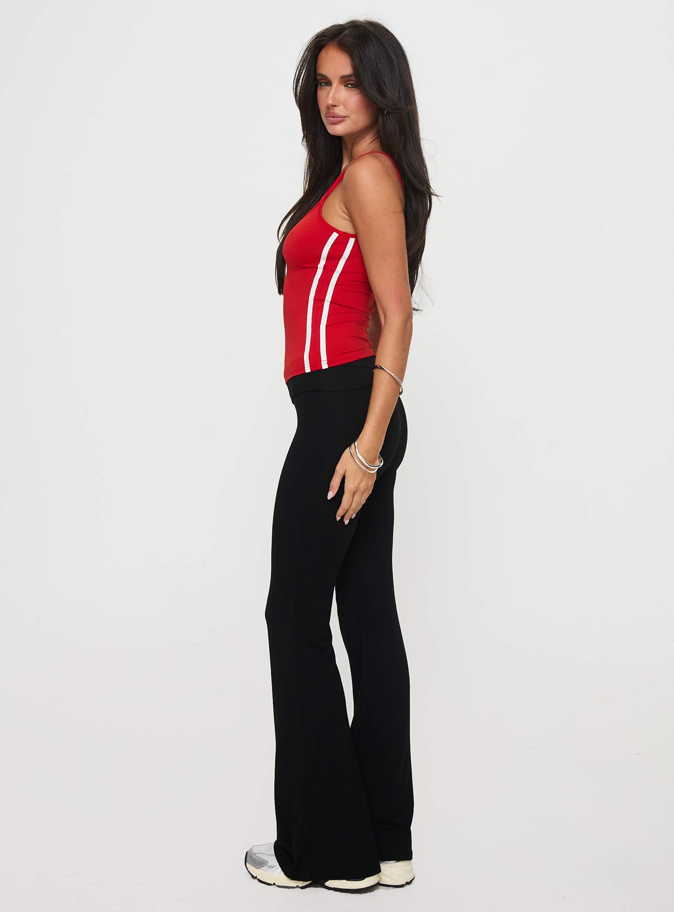 Cherize Ribbon Stitch Pant Black Perfect Sale Online