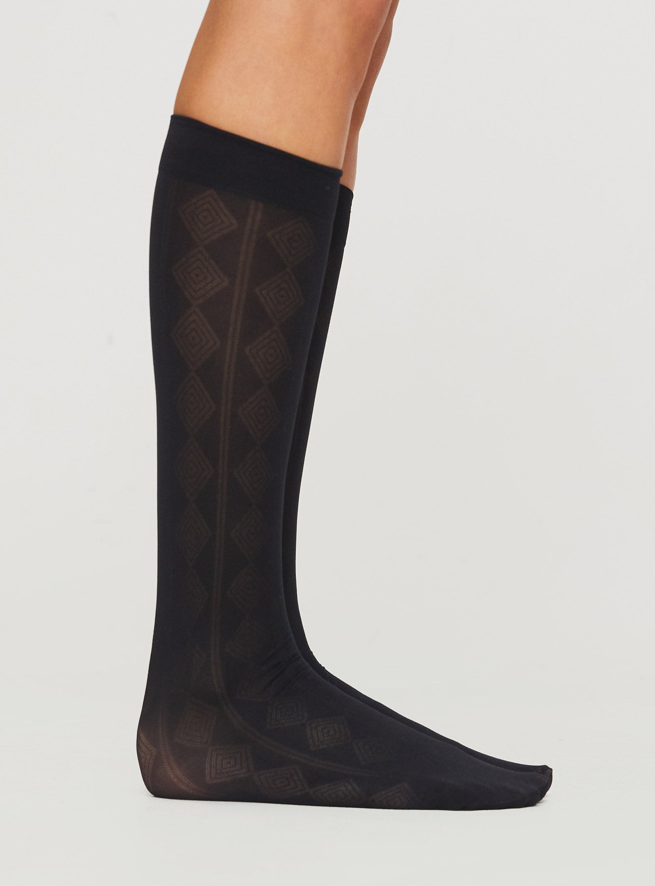 Campeon Knee High Socks Black How Much Cheap Online