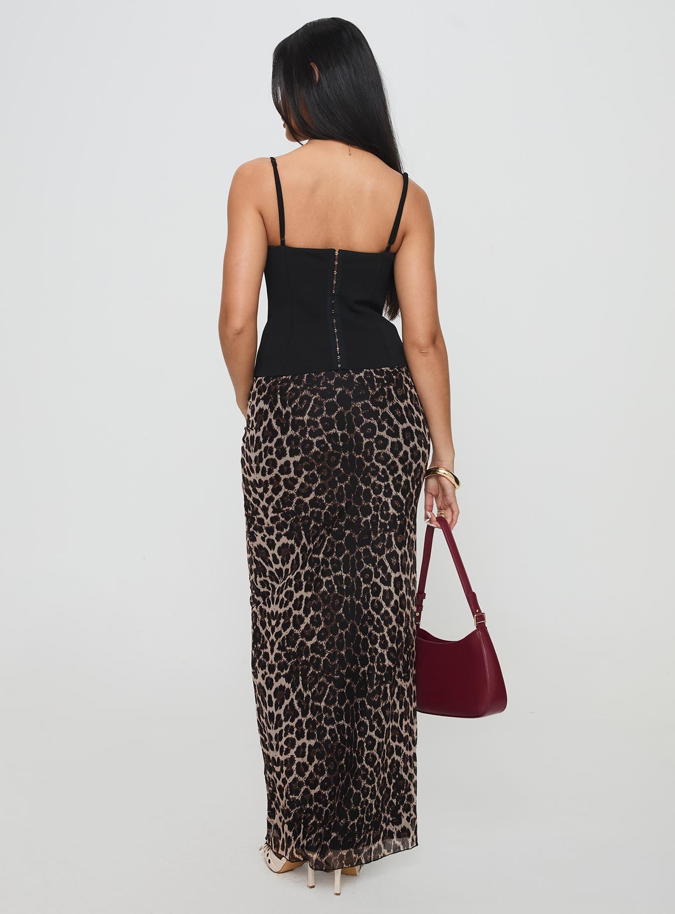 Ergo Maxi Skirt Leopard Tall Professional Online