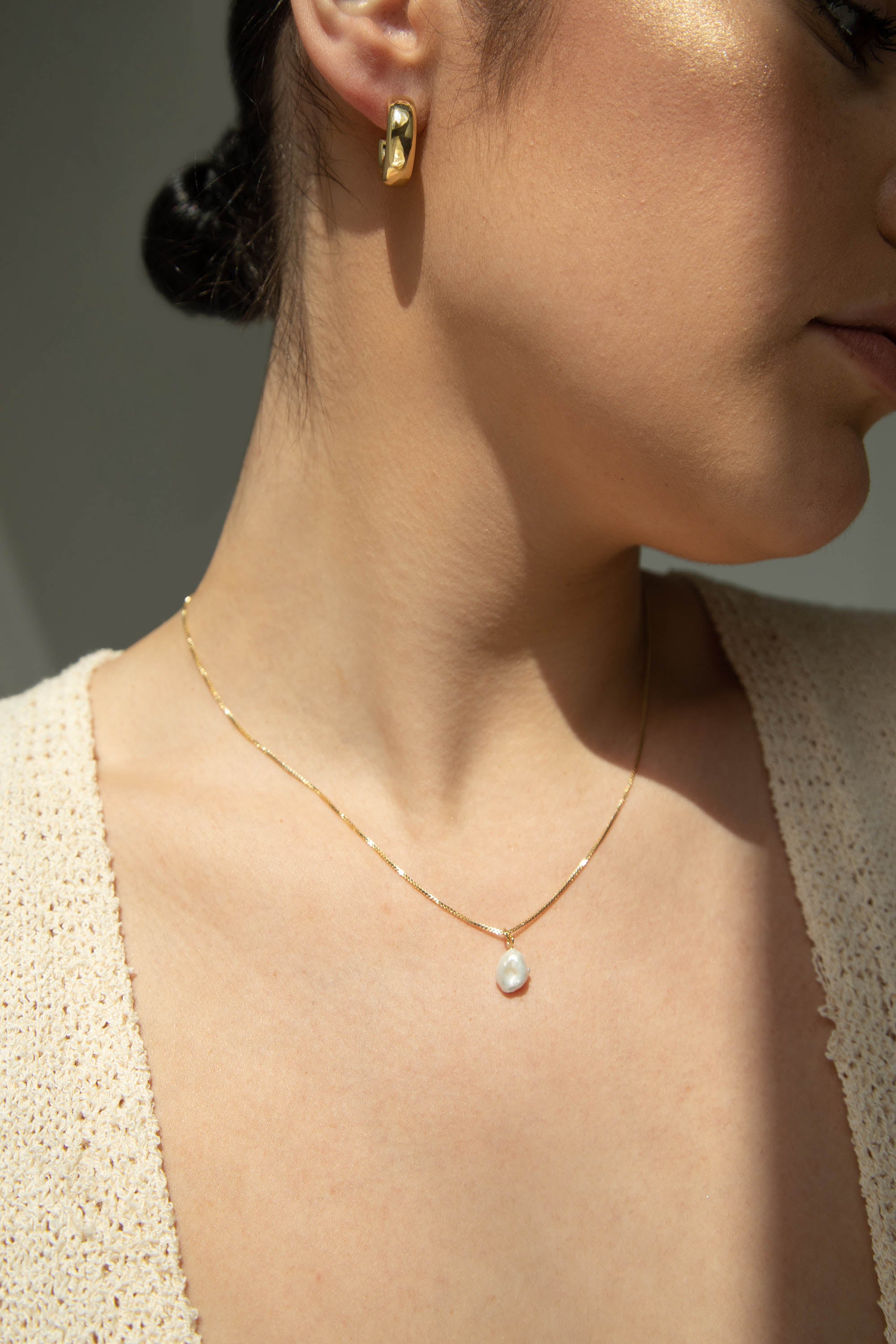 NATURAL PEARL PENDANT NECKLACE Online Online With Mastercard