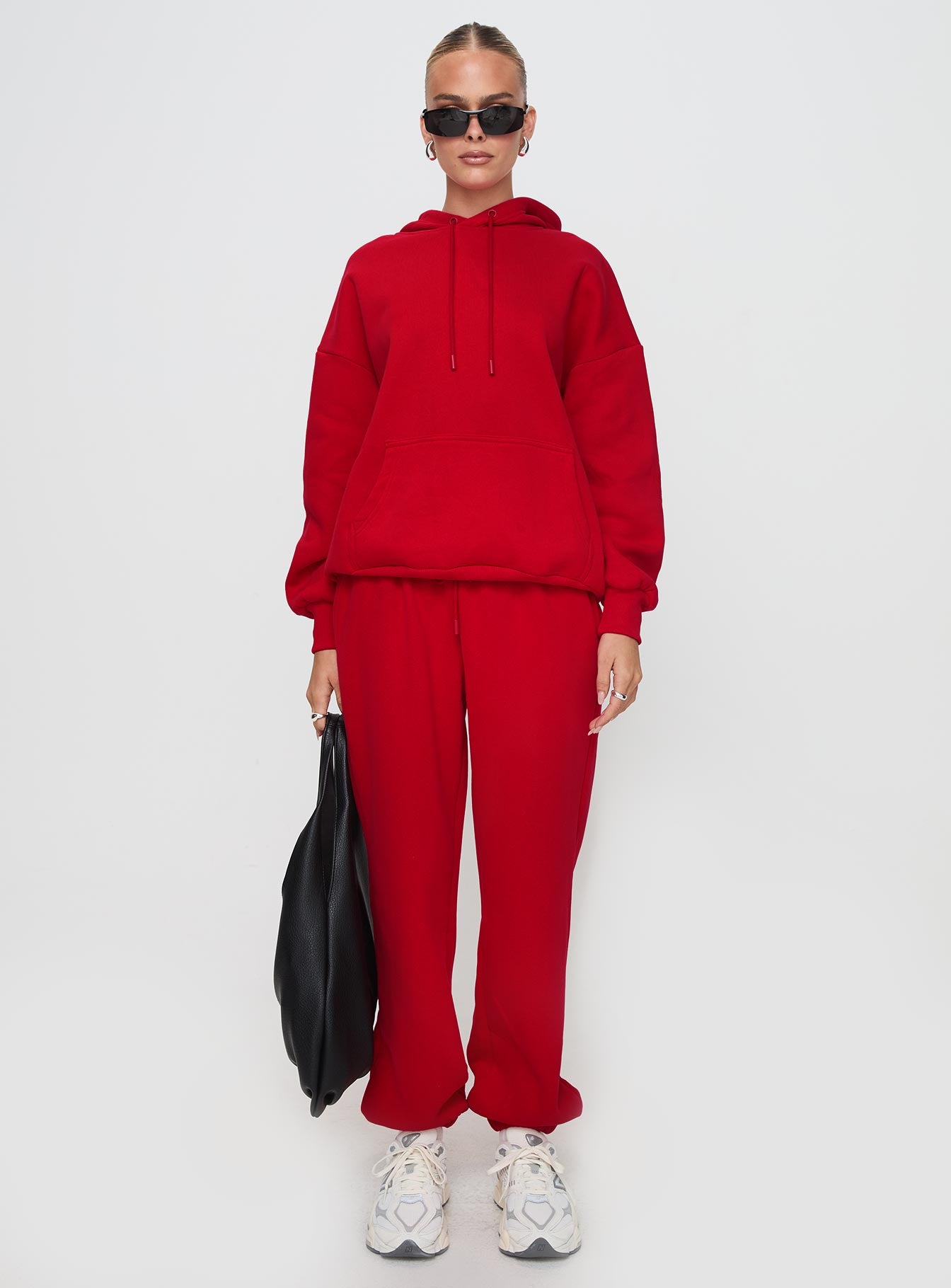 Dream Fleece Ankle Cuff Sweatpants Red Stockist Online