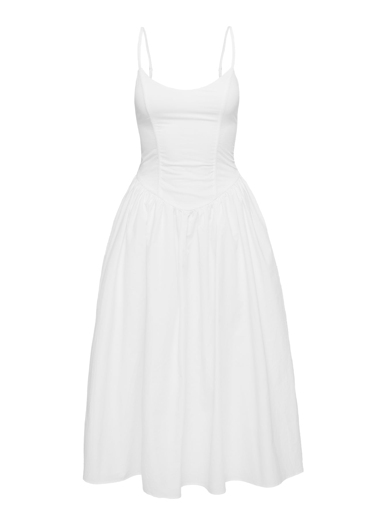 Such A Wallflower Midi Dress White Best Place