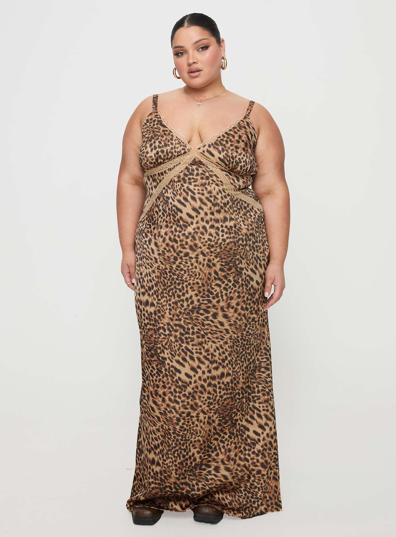 Sanctuary Maxi Dress Leopard Curve Pay With Visa For Sale