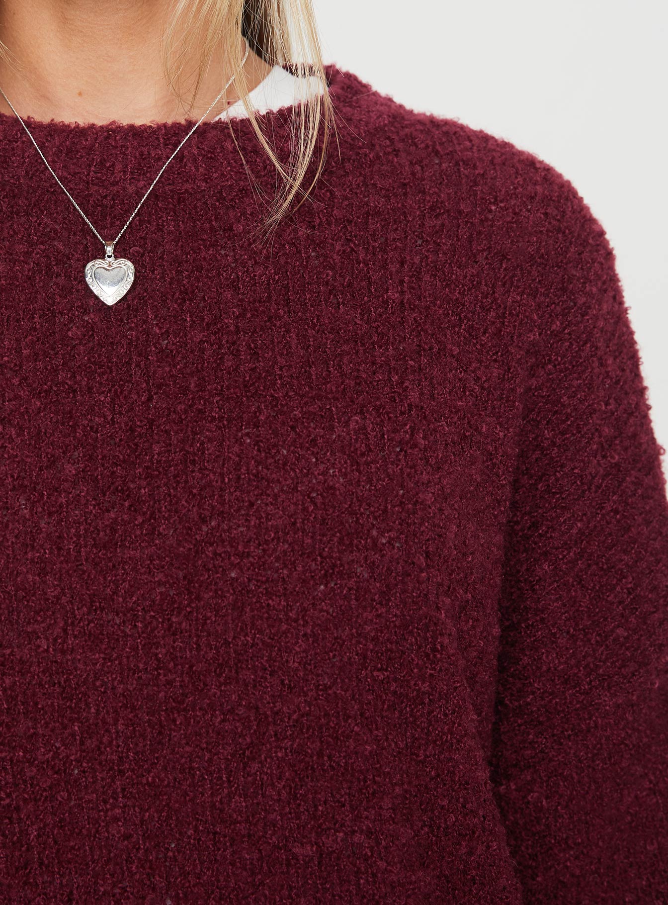 Niomie Knit Sweater Burgundy Cheap Store