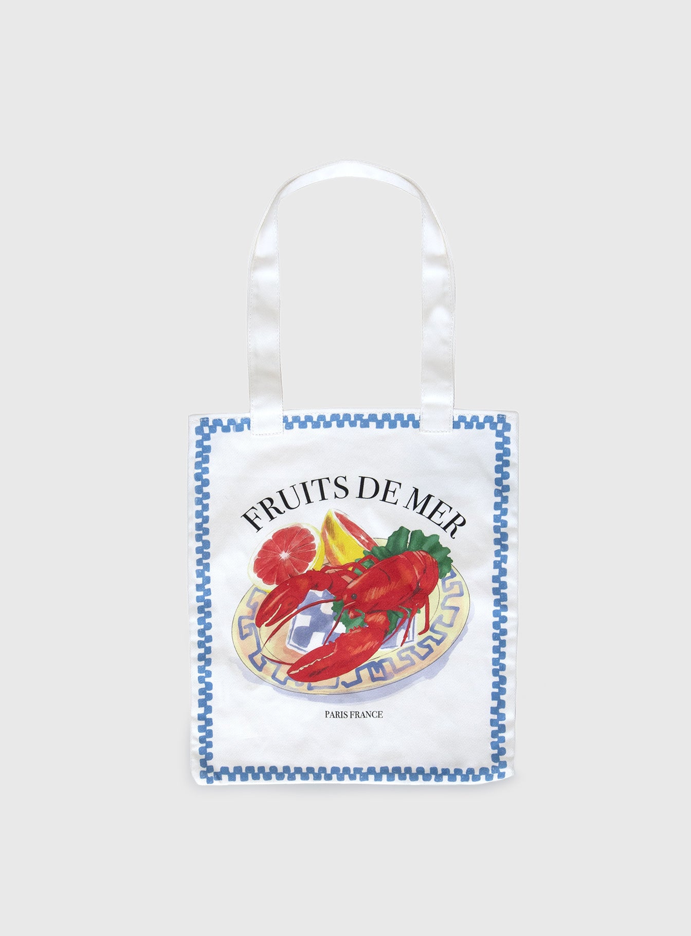 Lobster Larry Tote Bag White Outlet Factory Outlet