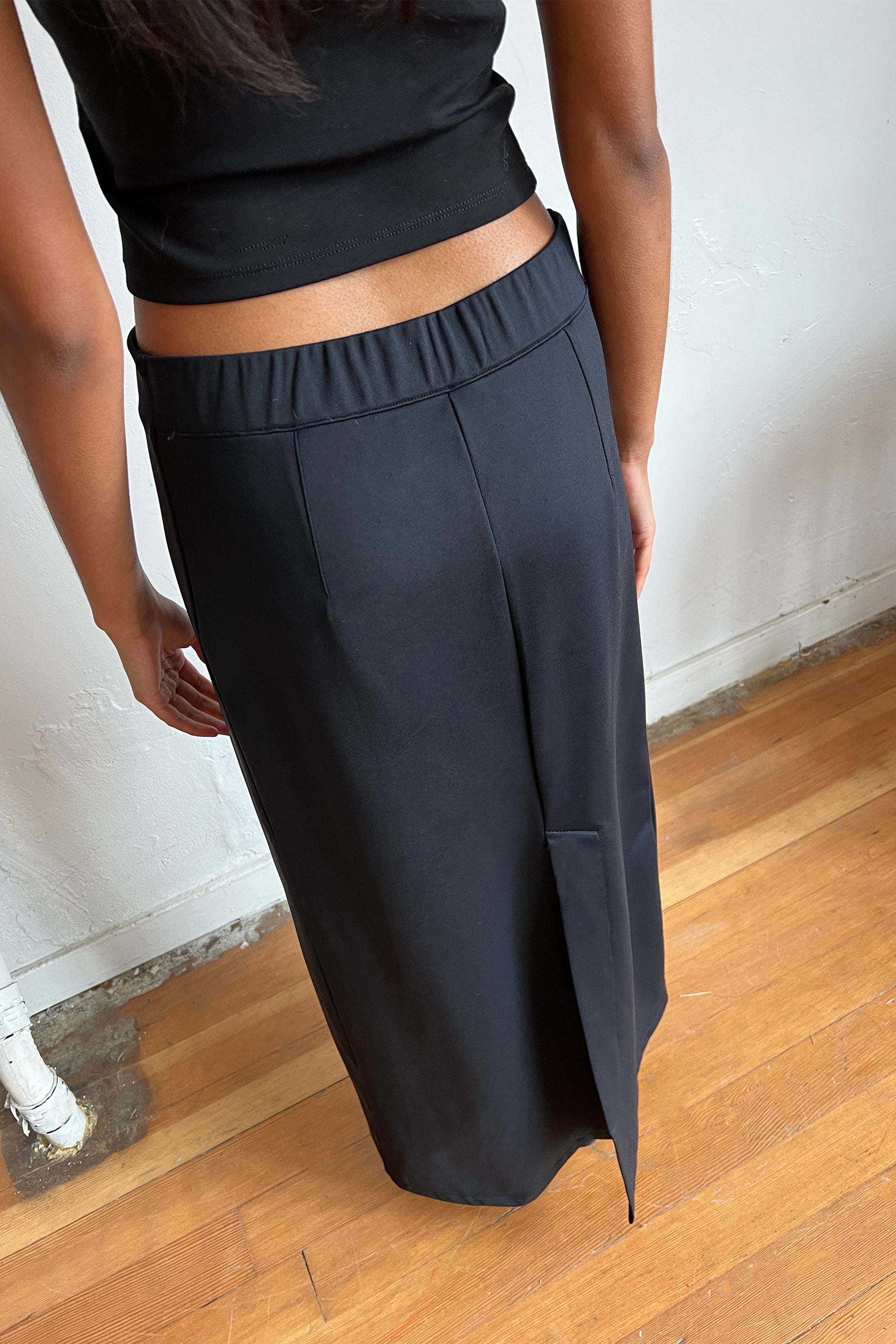 MAXI SKIRT WITH BACK SLIT For Nice Cheap Online