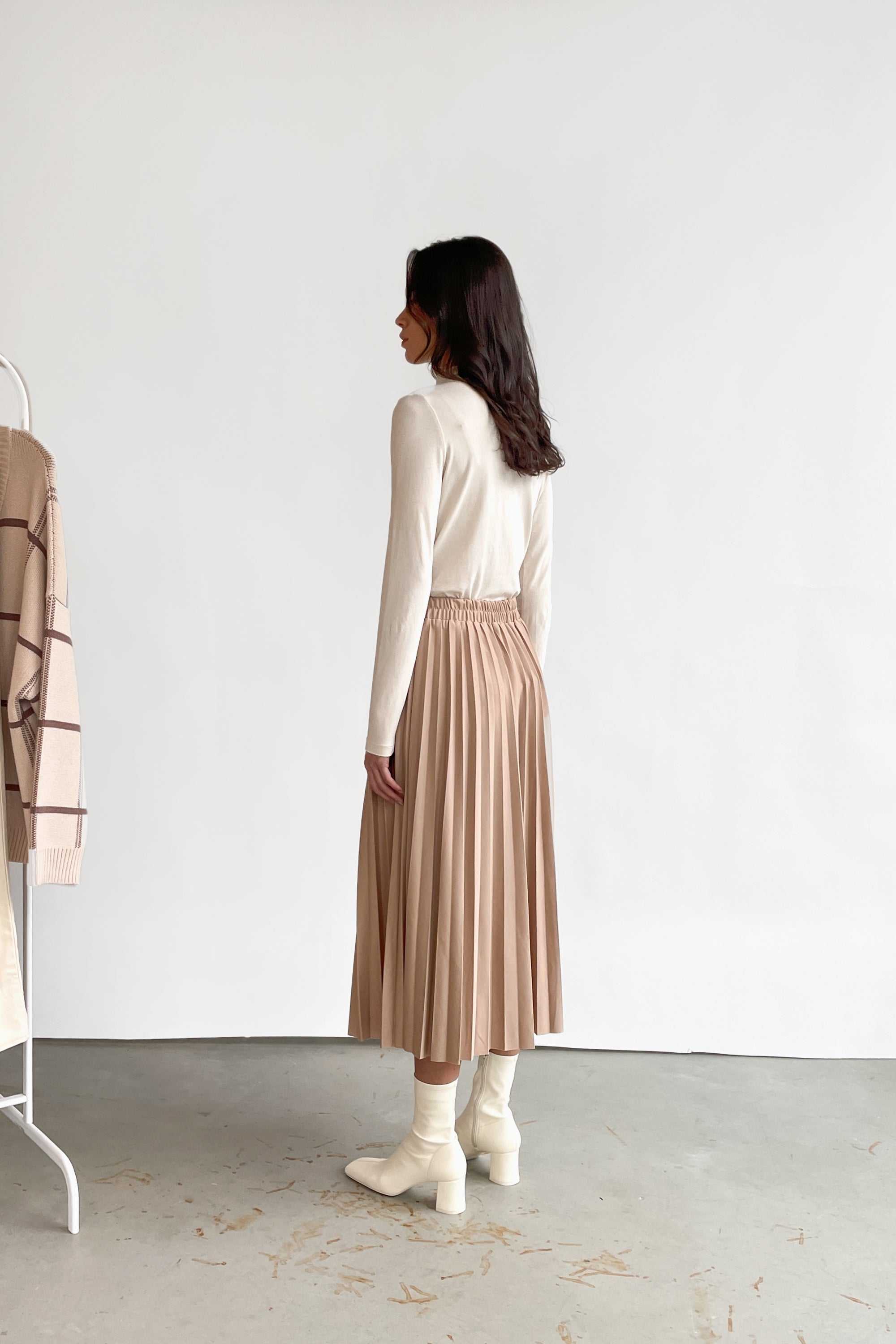 MIDI PLEATED SKIRT Free Shipping Clearance