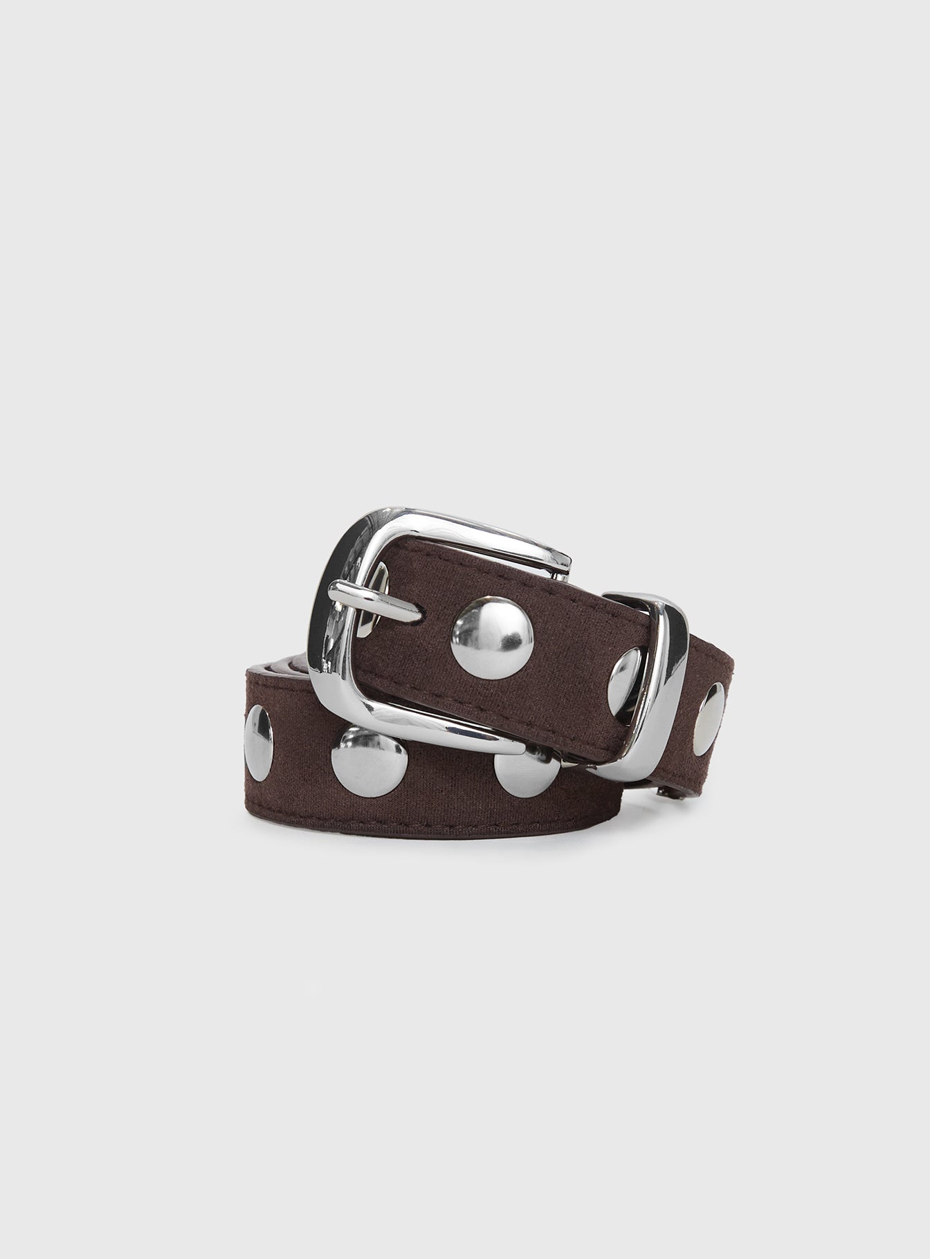 Nikoli Stud Belt Brown Nicekicks Online