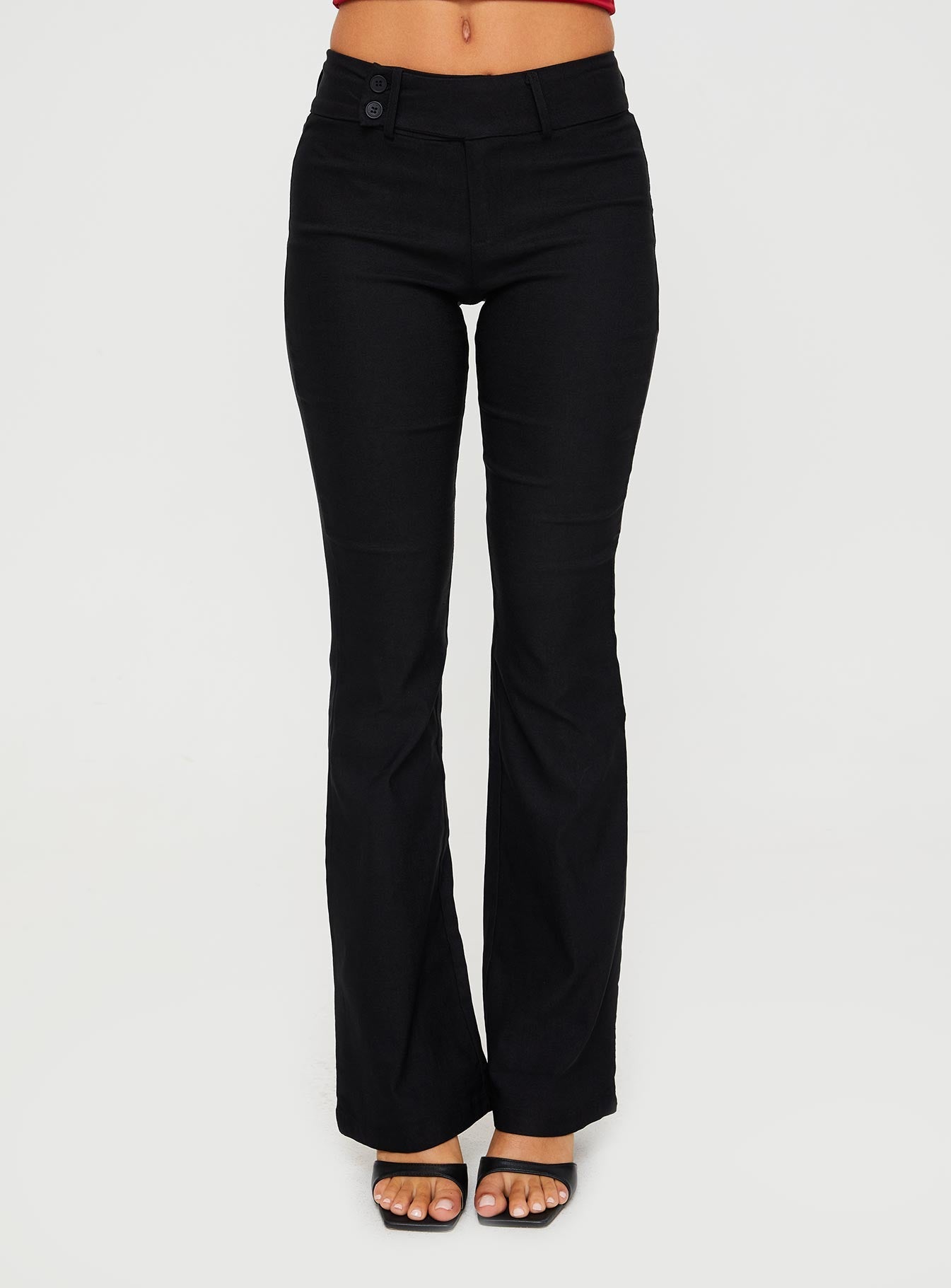 Kinkirk Flared Pants Black Petite Best Pices Cheap Pice