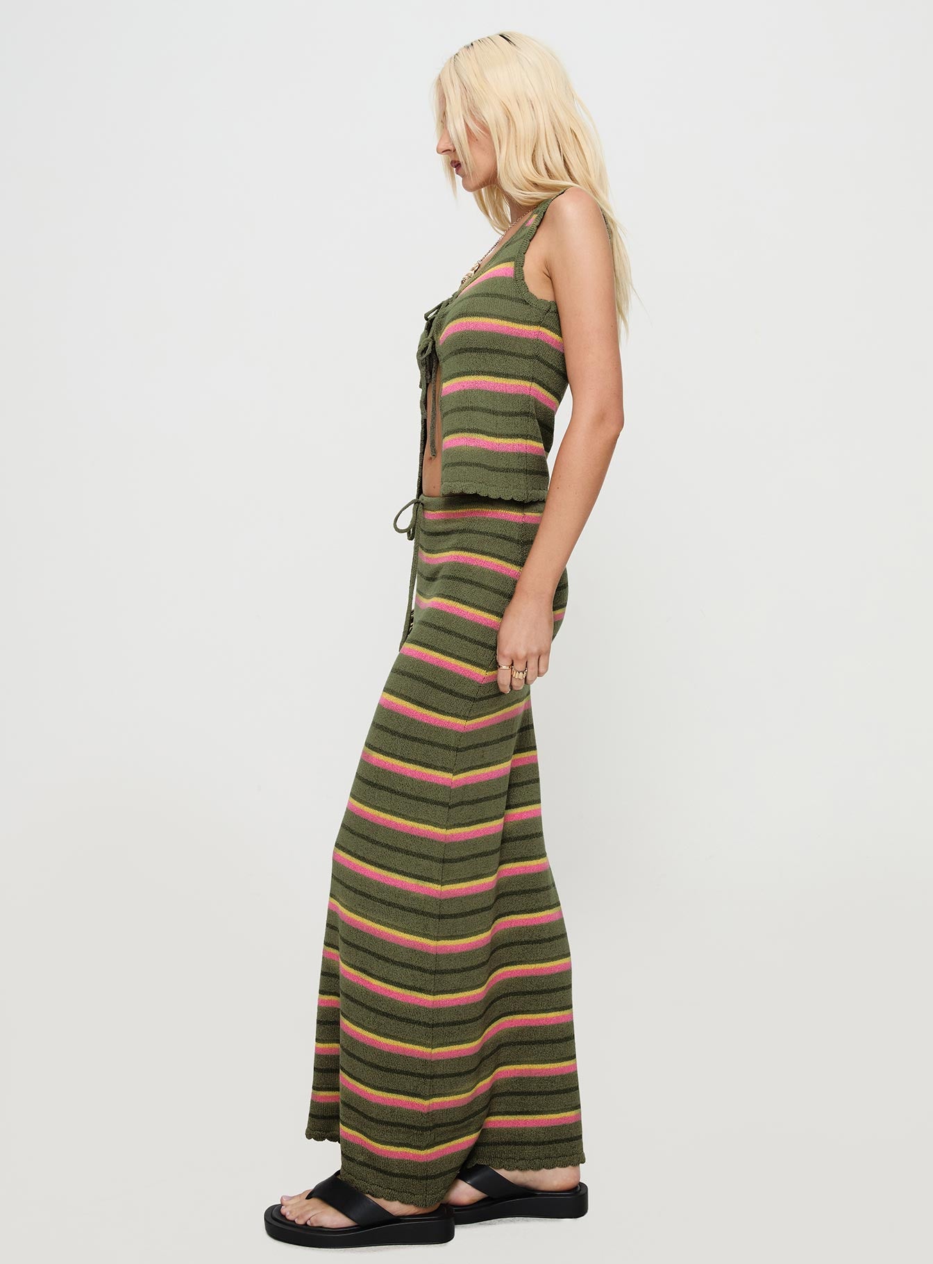 Giulia Knit Maxi Skirt Green Multi Clearance Footlocker Finishline