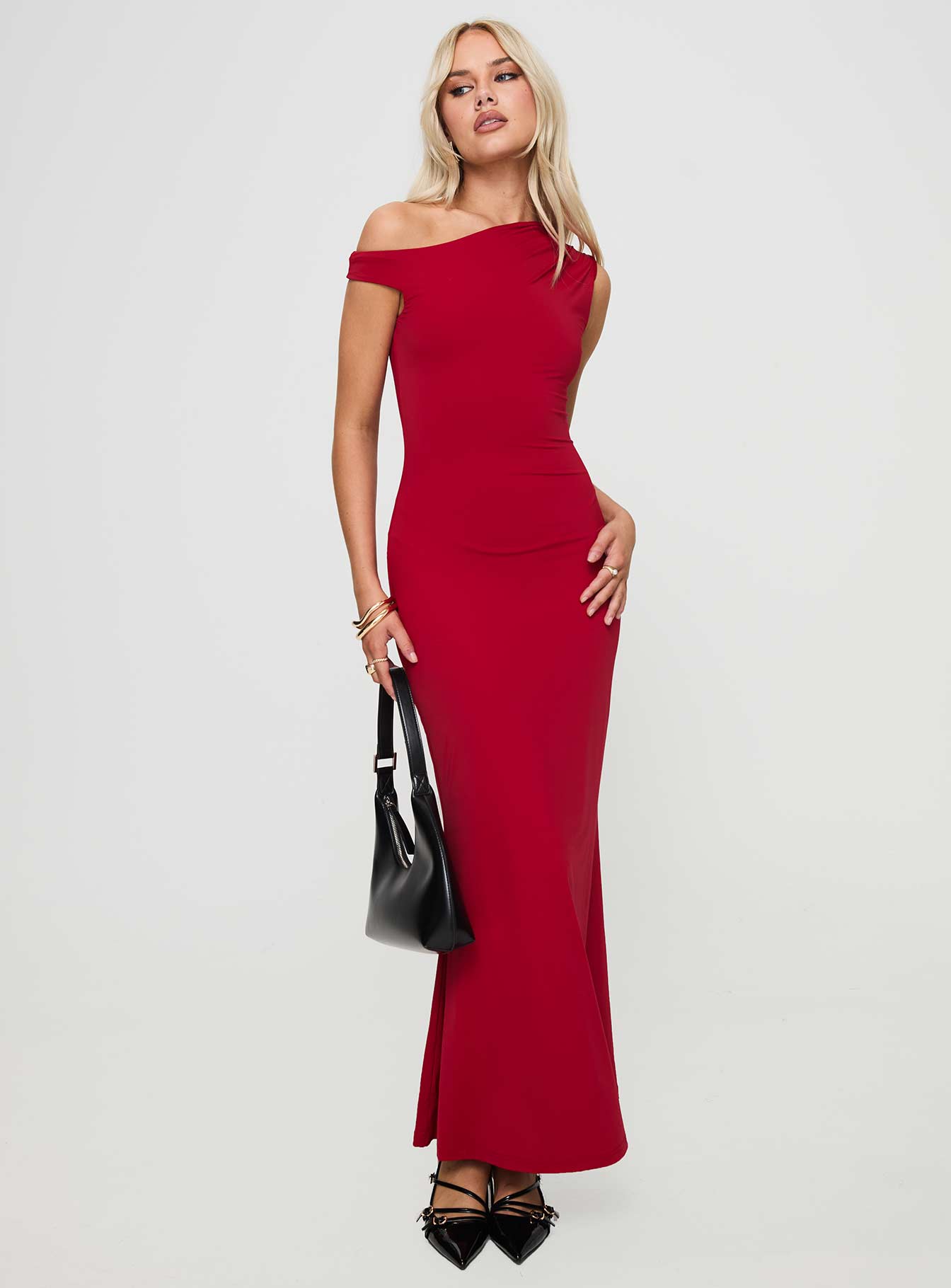 Beller Maxi Dress Red Free Shipping Inexpensive