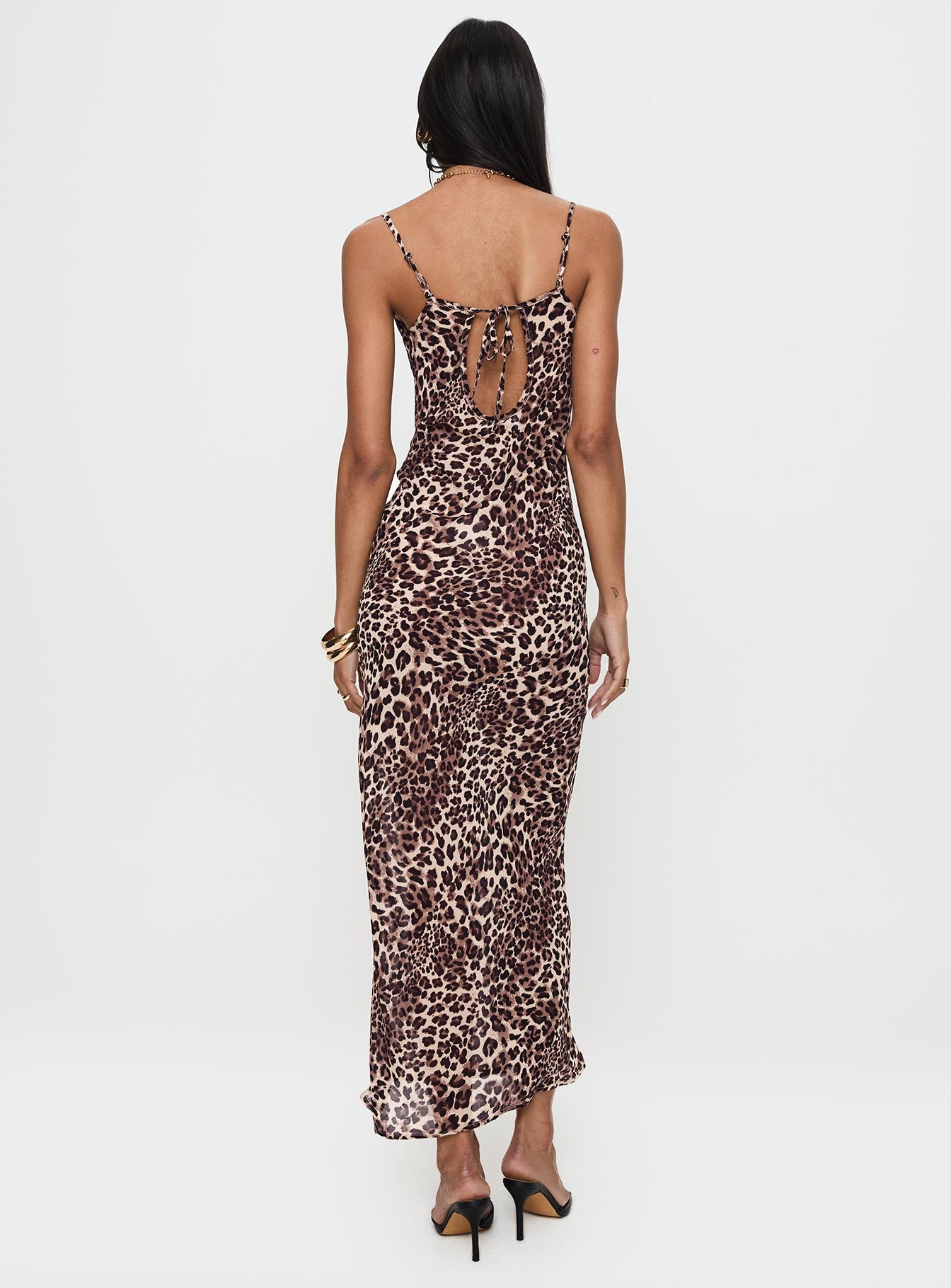 Paolina Maxi Dress Leopard Buy Cheap How Much