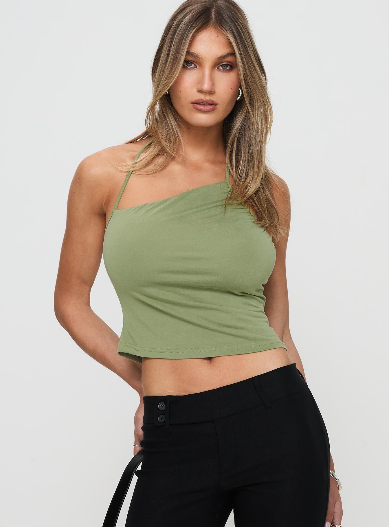 Catalyst Asymmetrical Top Green Clearance 2025