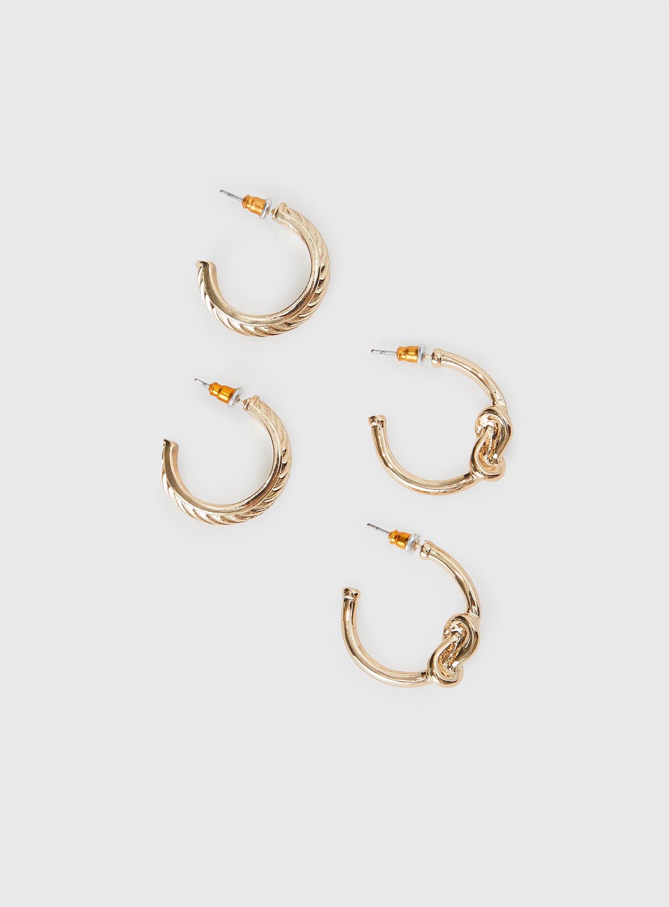 Moonshine Earring Set Gold Cheap Sale Fashionable